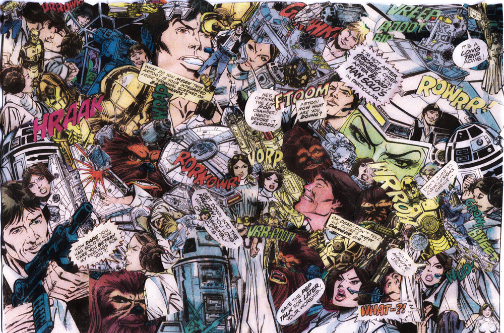 Vintage Star Wars Comic 1000x661 Wallpaper Teahub Io