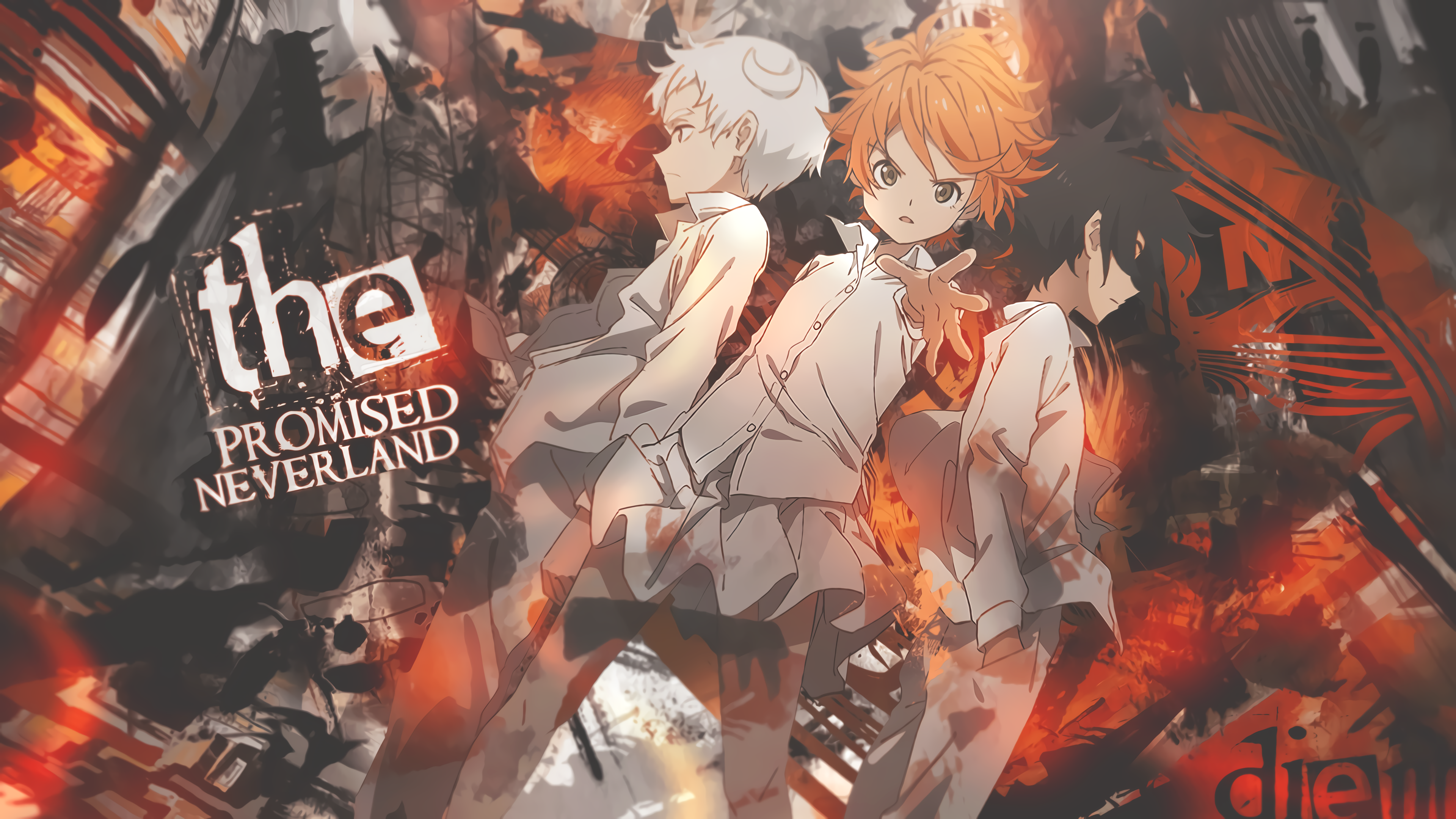 Wall Paper The Promised Neverland - HD Wallpaper 