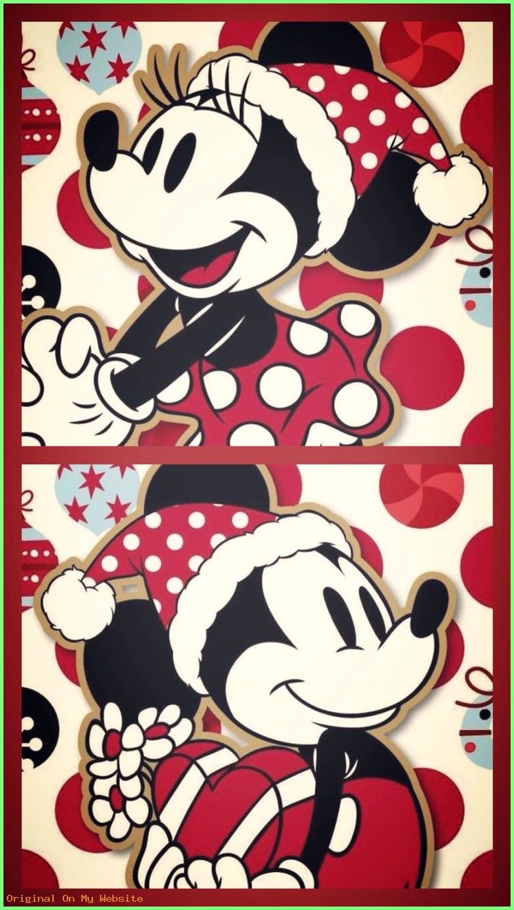Mickey Christmas Wallpaper Iphone - HD Wallpaper 
