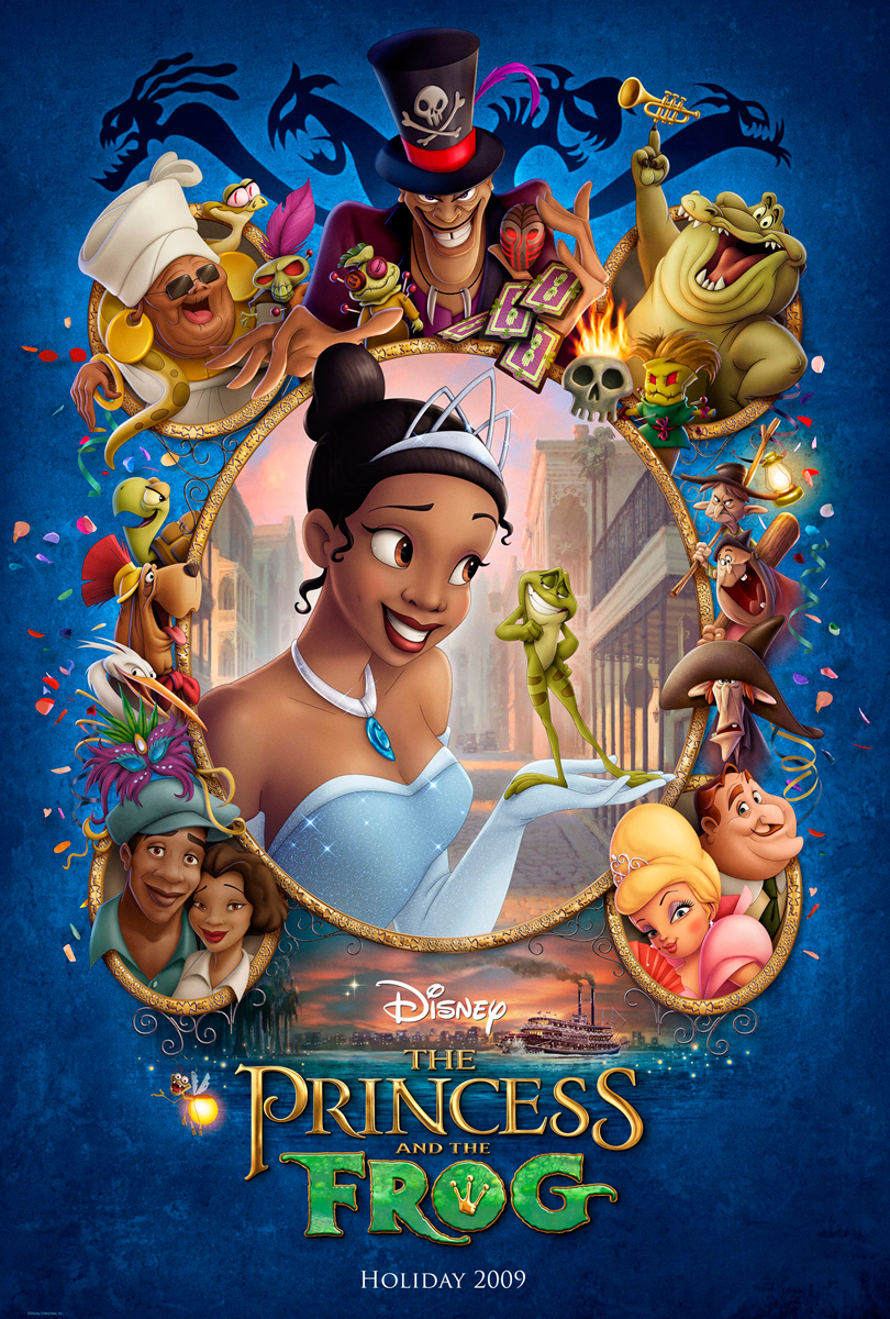 Movie Poster From The Disney Movie Princess And The - All The Characters In Princess And The Frog - HD Wallpaper 