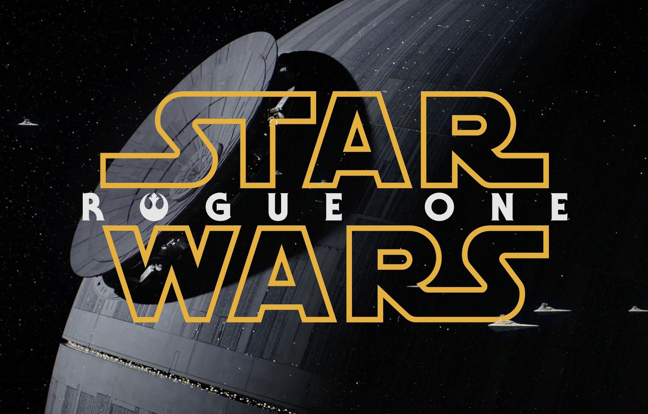 Photo Wallpaper Cinema, Star Wars, Space, Gun, Logo, - Best Star Wars Rogue One - HD Wallpaper 