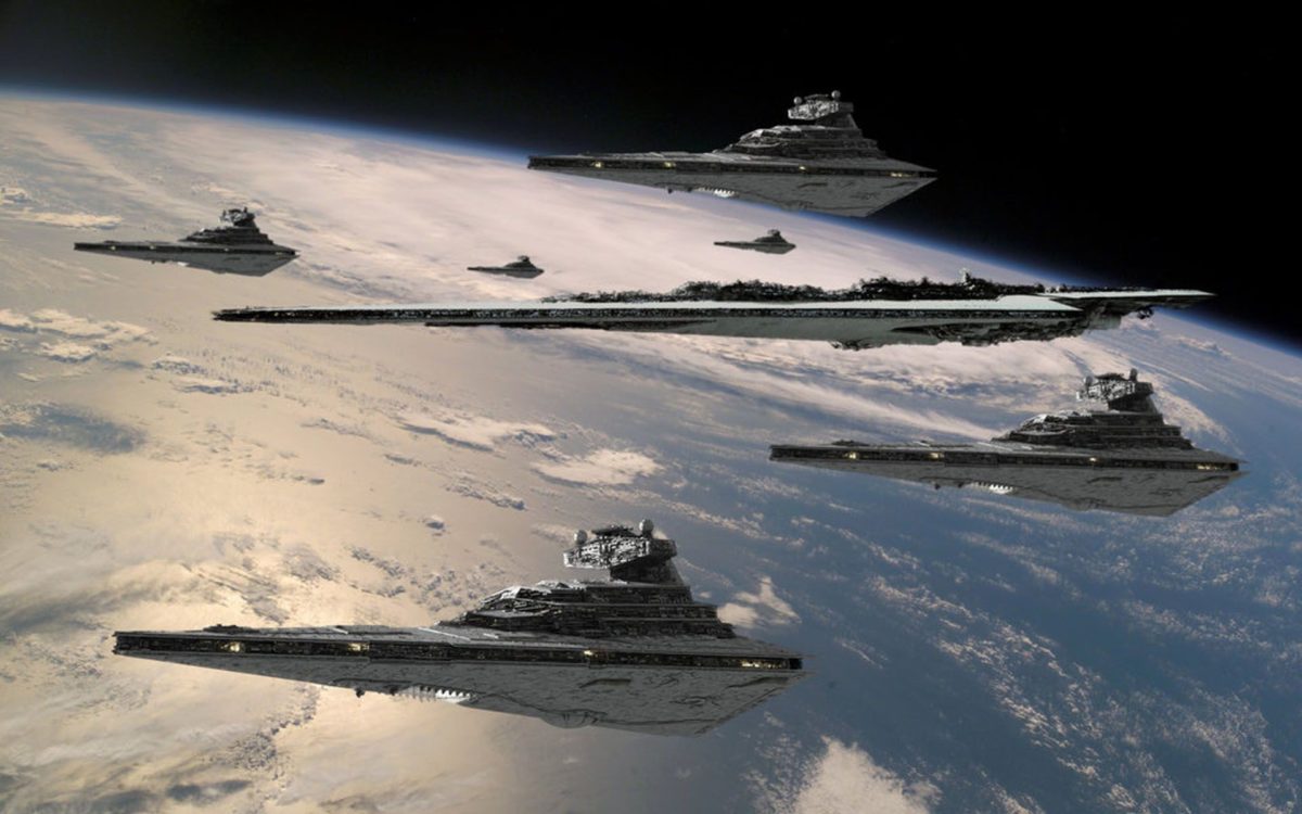 Star Wars Space Backgrounds Wallpaper Cave - Star Wars Star Destroyer Fleet - HD Wallpaper 