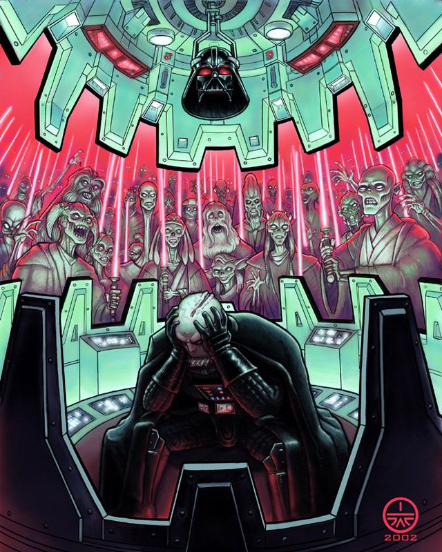 Darth Vader Jedi Ghosts - HD Wallpaper 