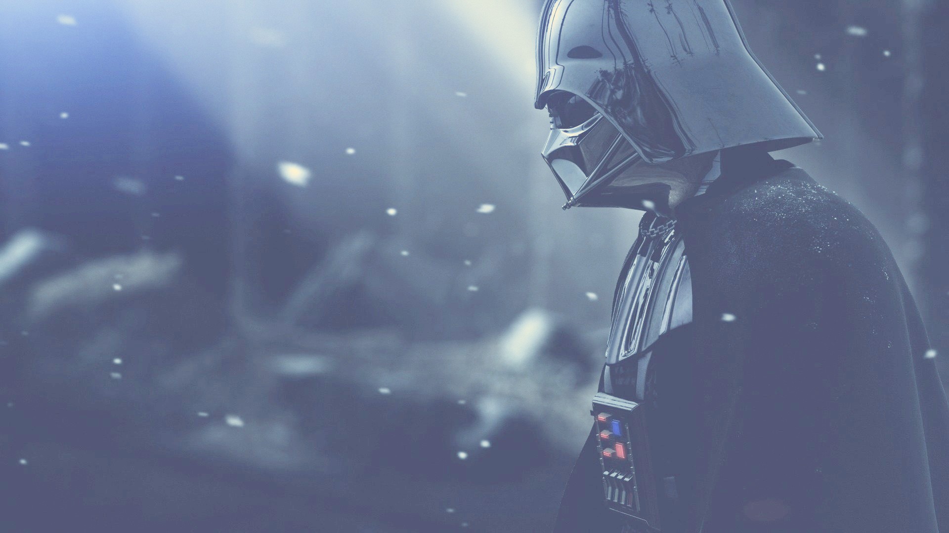 Pensive Darth Vader From Star Wars - Darth Vader High Resolution - HD Wallpaper 
