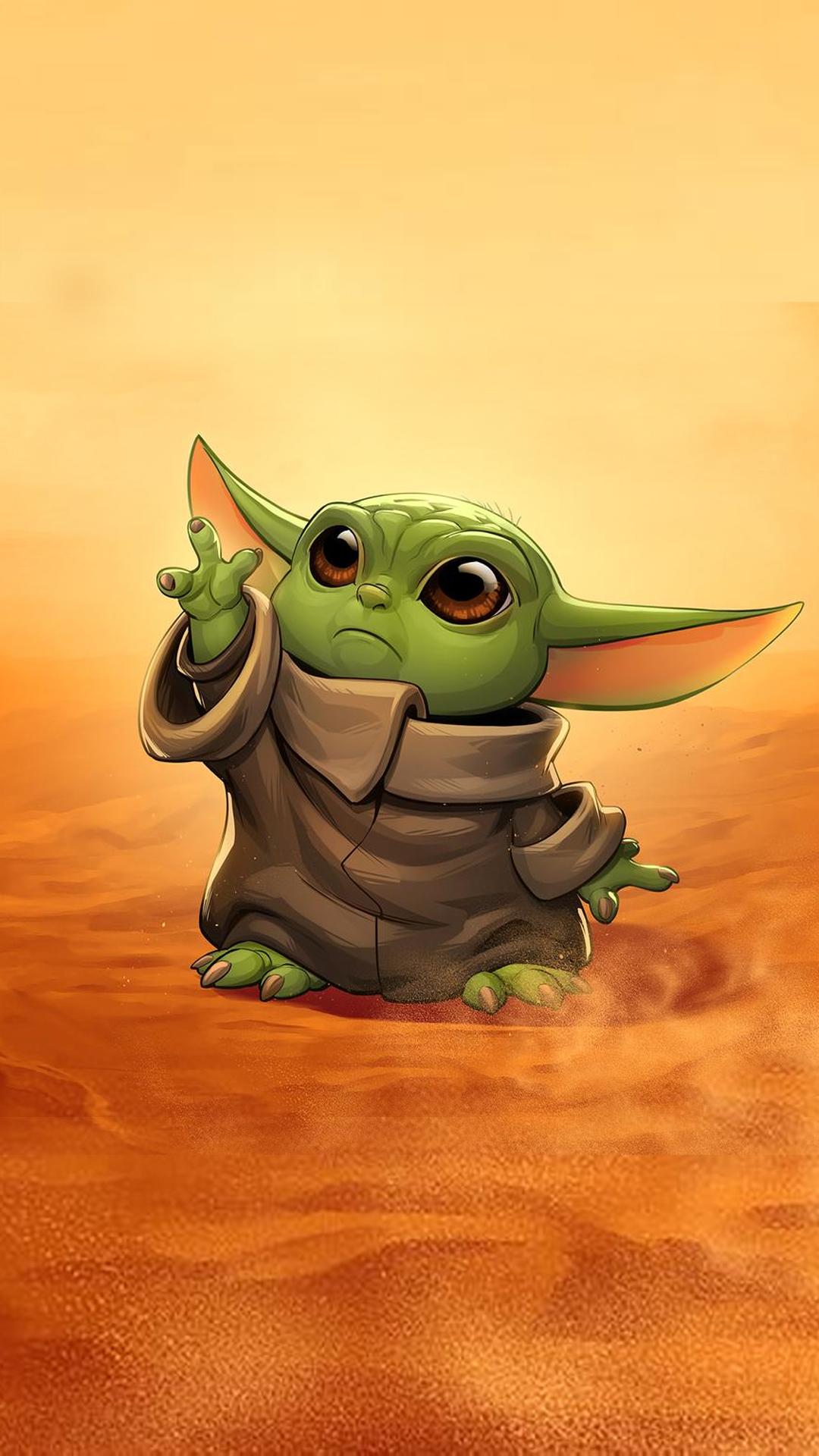 The Child Baby Yoda Baby Yoda Cartoon Drawing 1080x19 Wallpaper Teahub Io