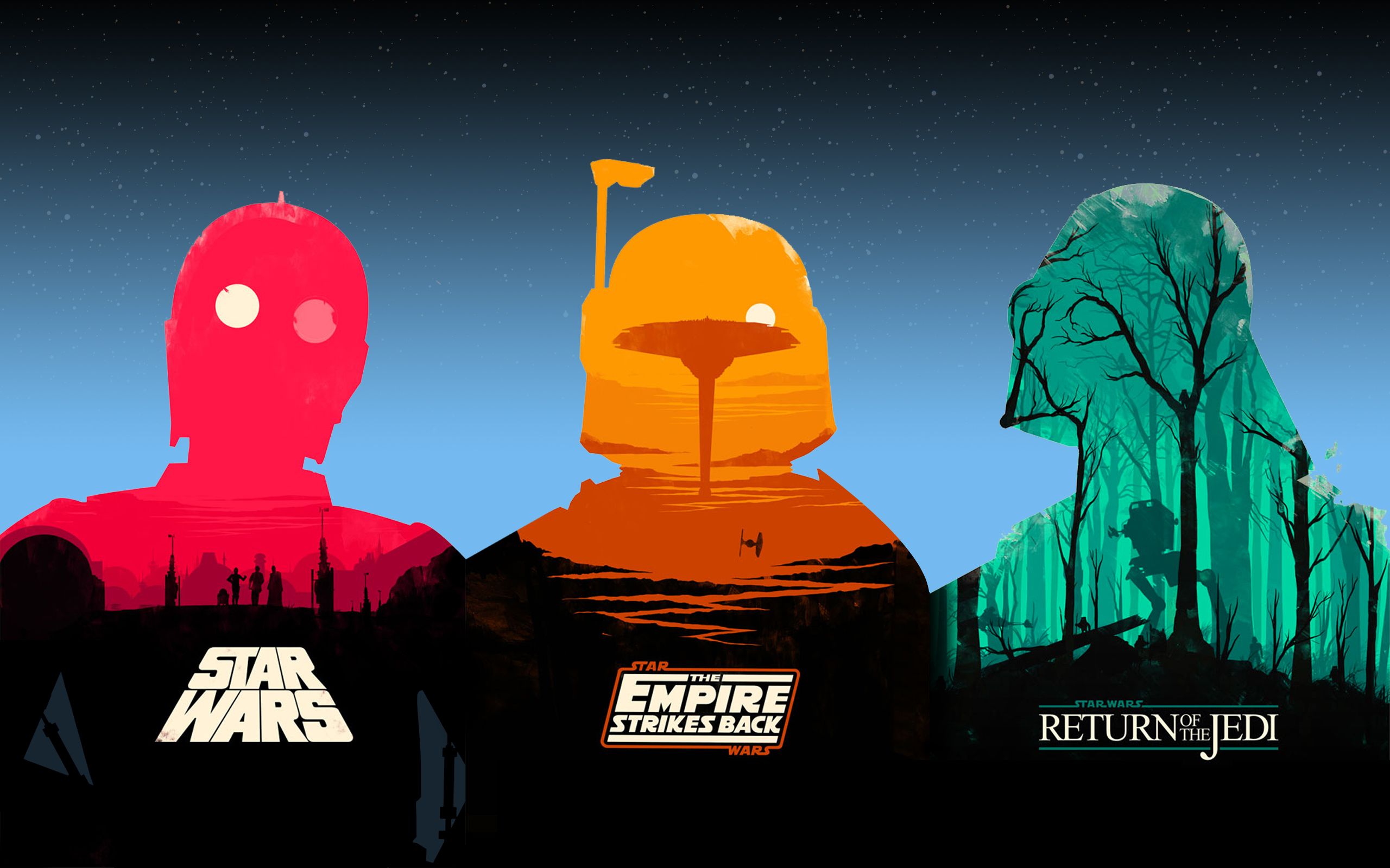 Wallpaper - Star Wars The Empire Strikes Back Return - HD Wallpaper 