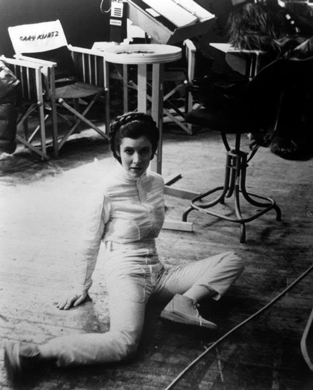 Princess Leia On Set - HD Wallpaper 