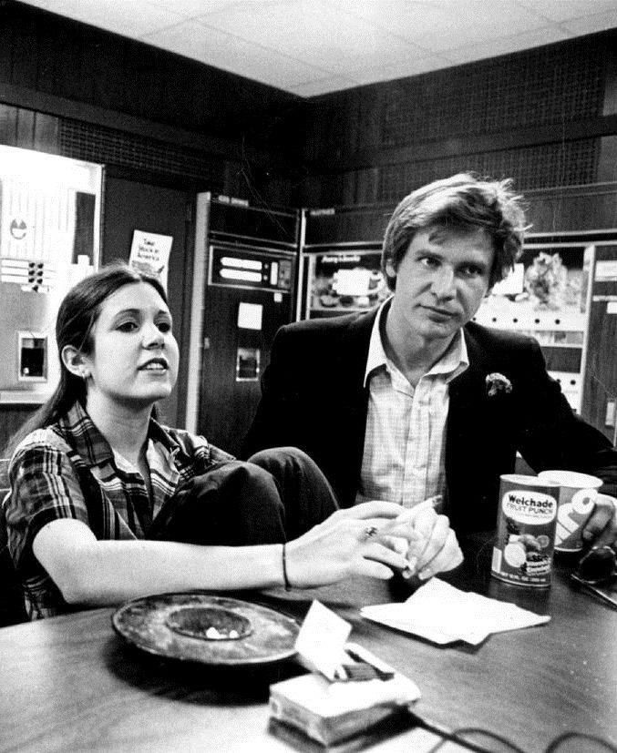 Star Wars, Carrie Fisher, And Harrison Ford Image - Carrie Fisher And Harrison Ford - HD Wallpaper 