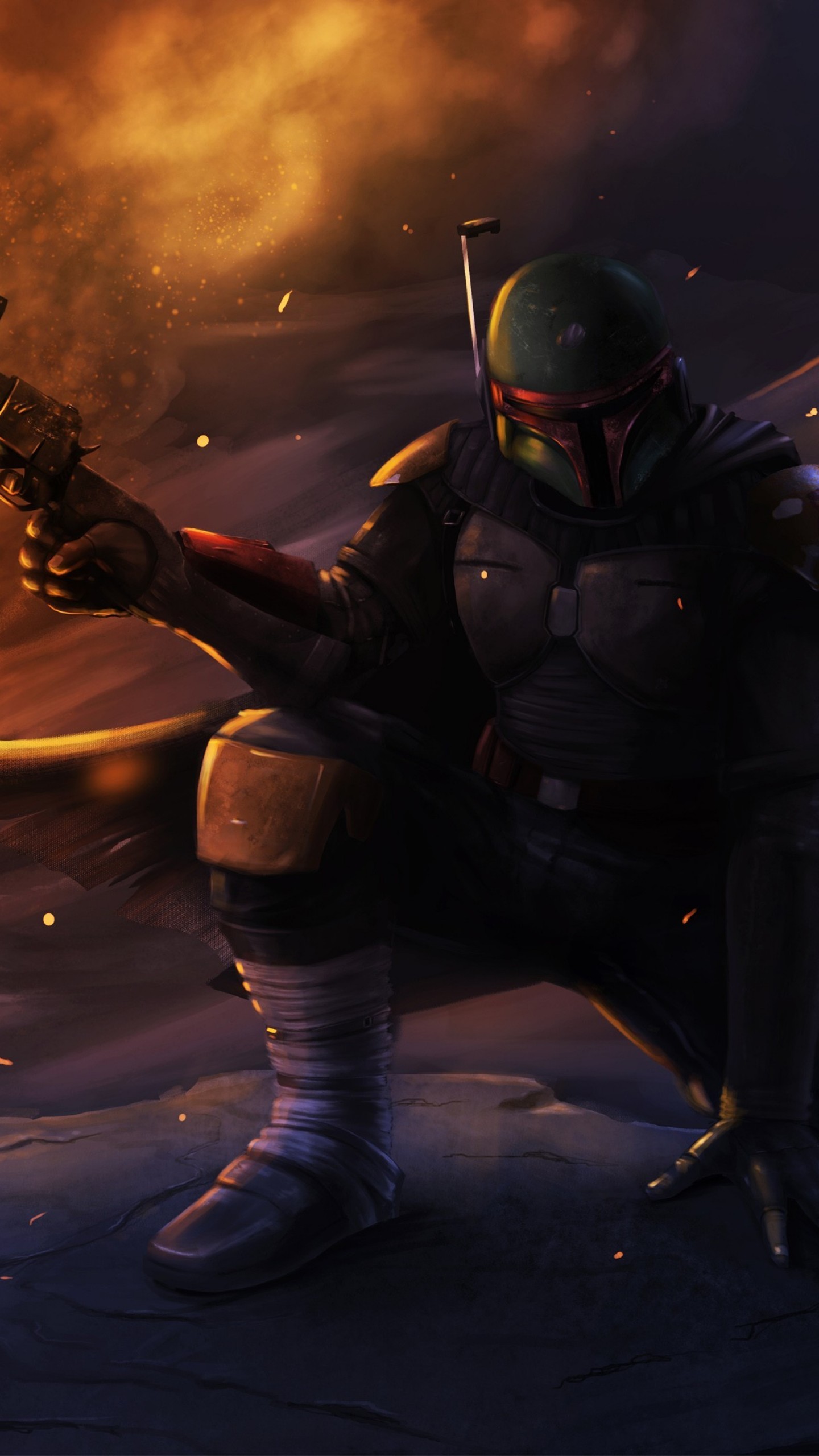 Bounty Hunter Artwork - HD Wallpaper 