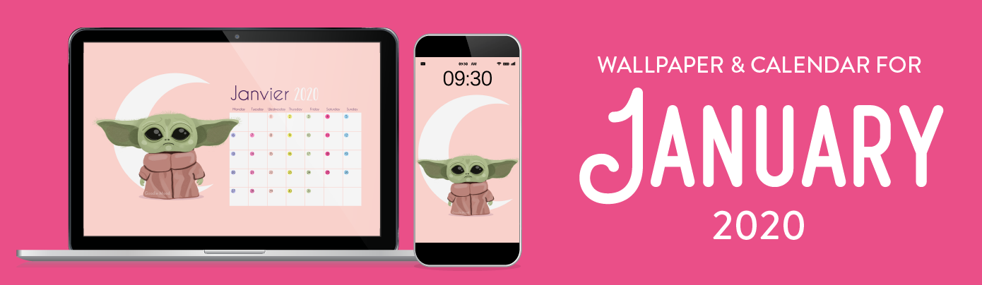 Download Your Free Wallpaper Baby Yoda And Your Calendar - Iphone - HD Wallpaper 