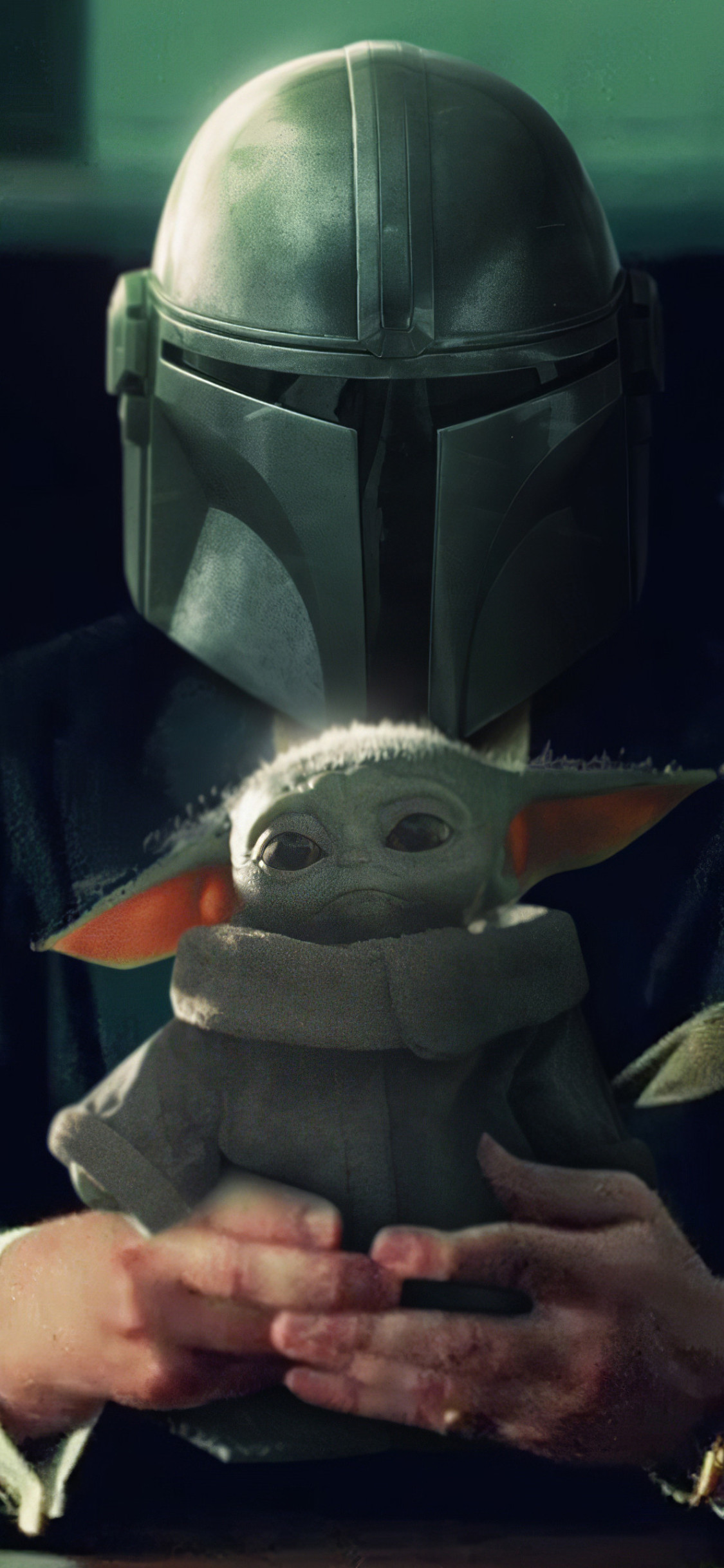 Mandalorian And Baby Yoda Wallpaper 4k - HD Wallpaper 