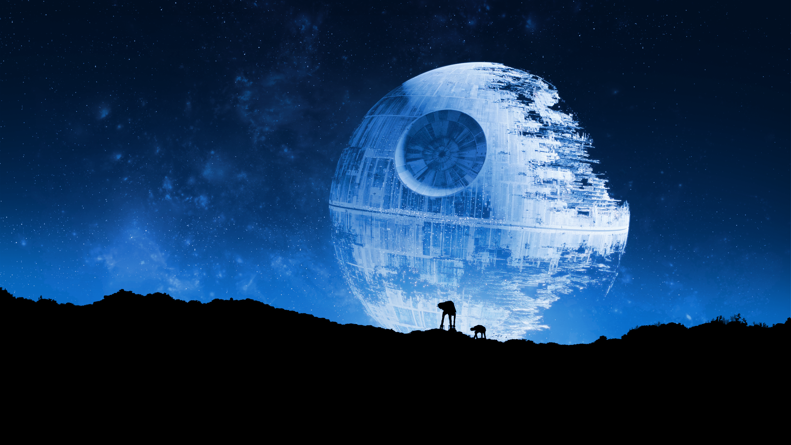 Background Star Wars Death Star - HD Wallpaper 