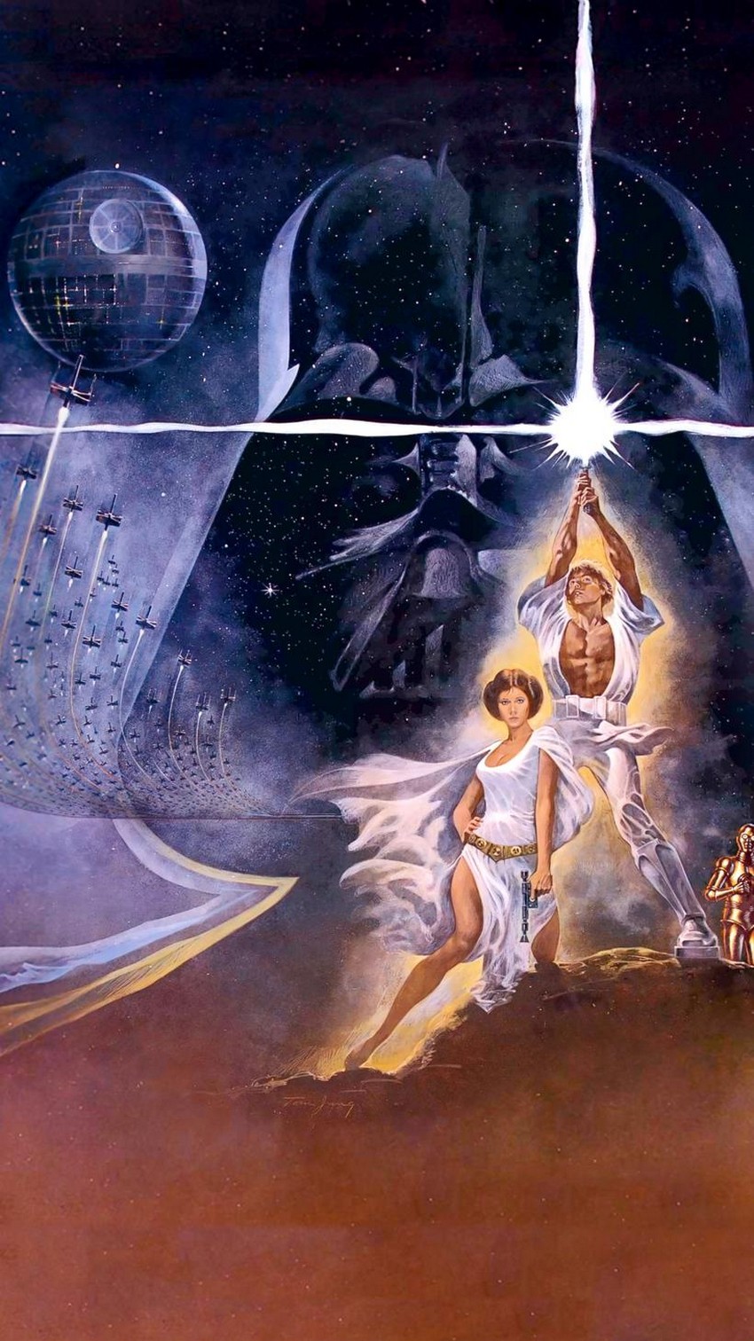 Retro Star Wars Art - HD Wallpaper 