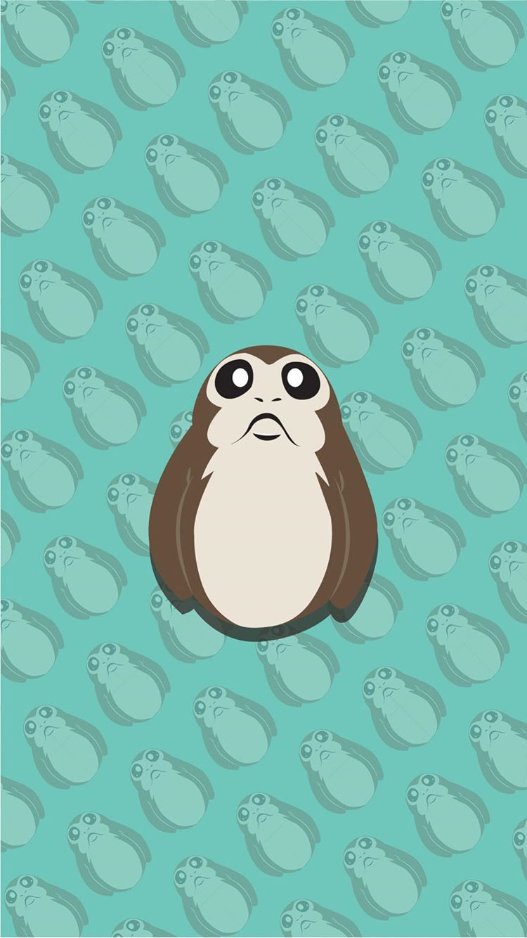 Star Wars Porg Iphone - HD Wallpaper 