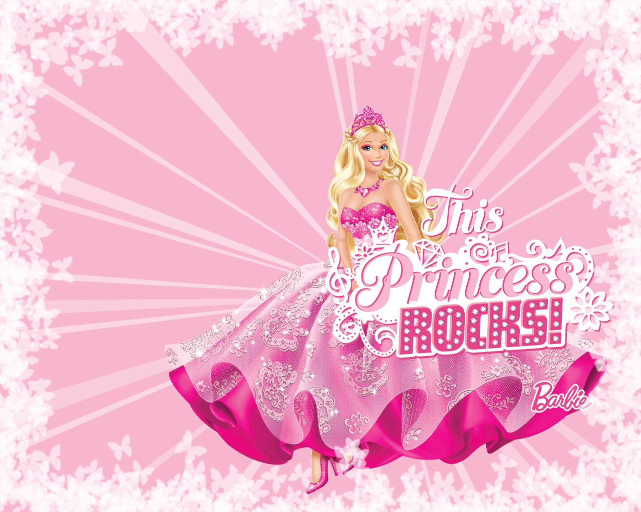 Backgrounds Quality, Barbie Princess, Pix - Barbie This Princess Rocks - HD Wallpaper 