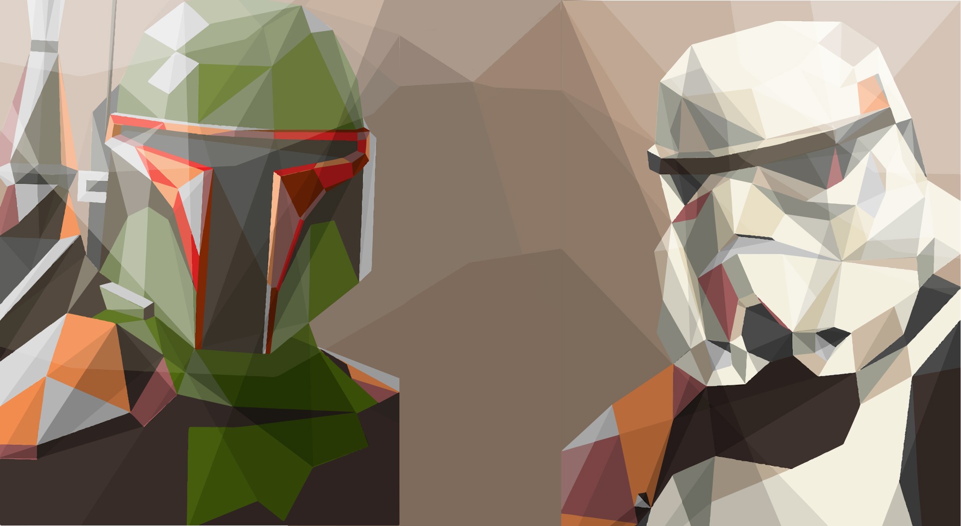 Star Wars Cubism Art - HD Wallpaper 