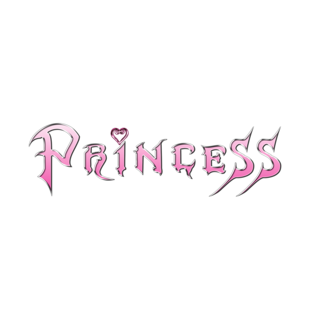 #princess #gothic #hearts #transparent #cyber #background - Princess Word Png - HD Wallpaper 