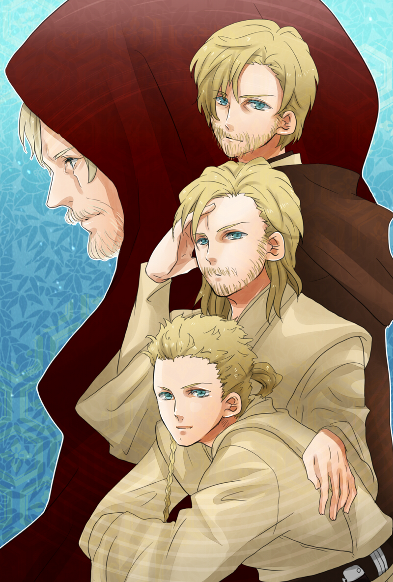 Star Wars Obi Wan Anime - HD Wallpaper 