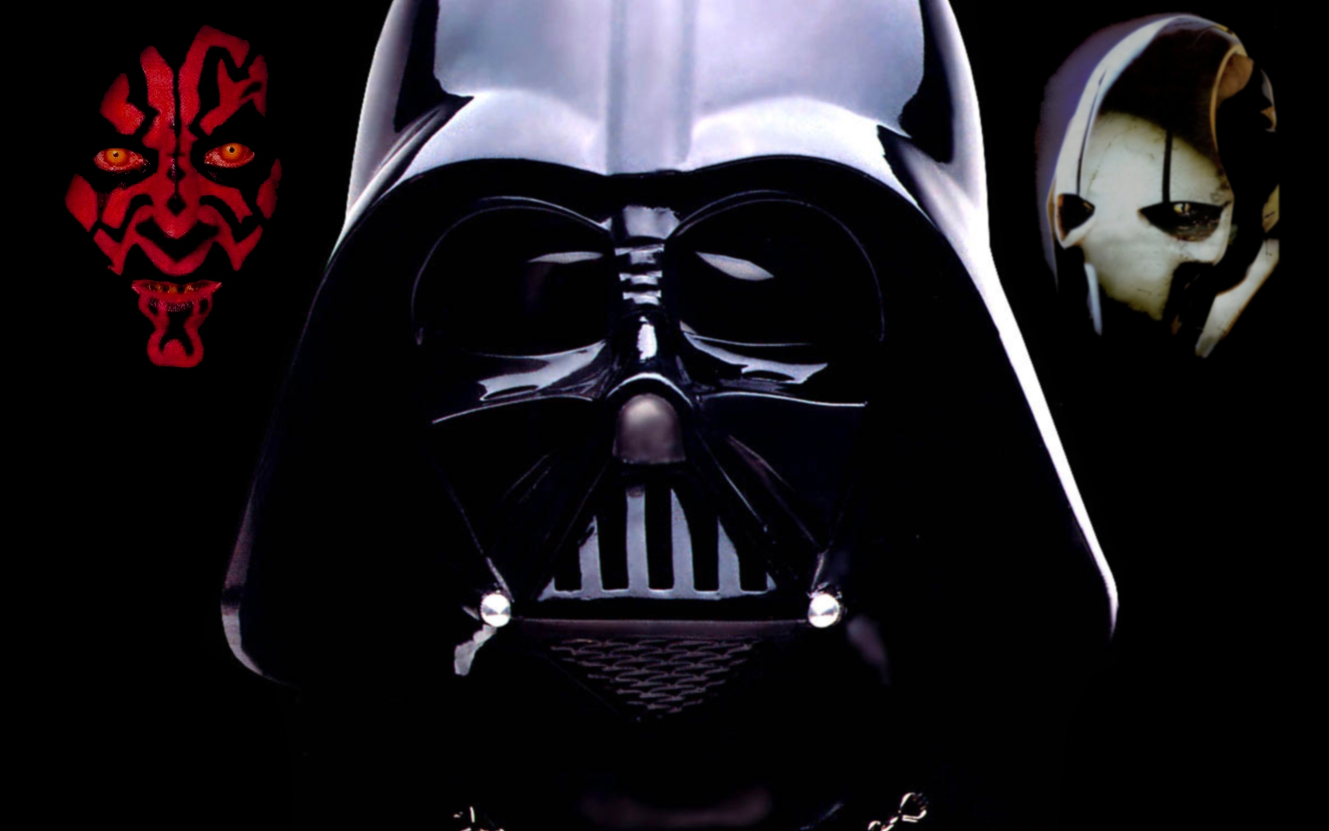 Darth Vader General Grievous Darth Maul - HD Wallpaper 