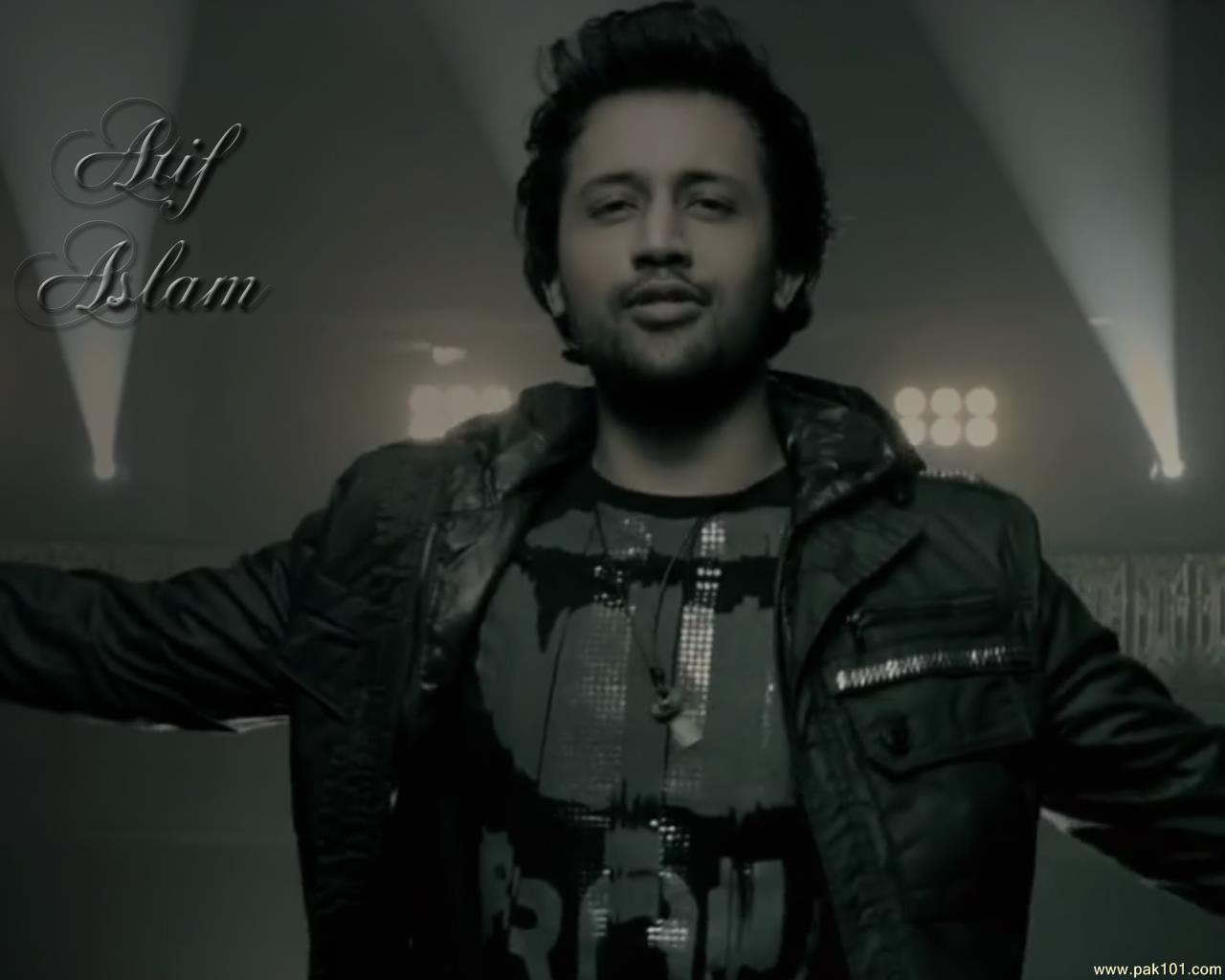 Atif Aslam - Leather Jacket - HD Wallpaper 