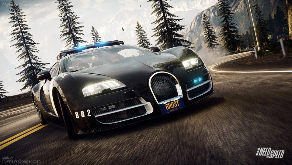 Need For Speed Rivals Bugatti Veyron Police Ps Vita - Hd Need For Speed Rivals - HD Wallpaper 