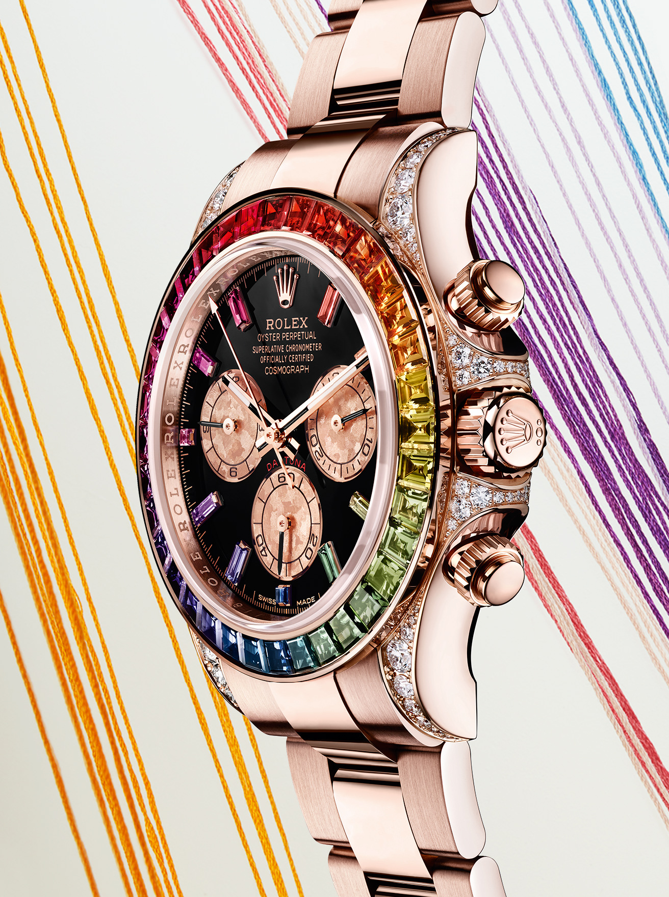 Rolex Daytona Rainbow - HD Wallpaper 