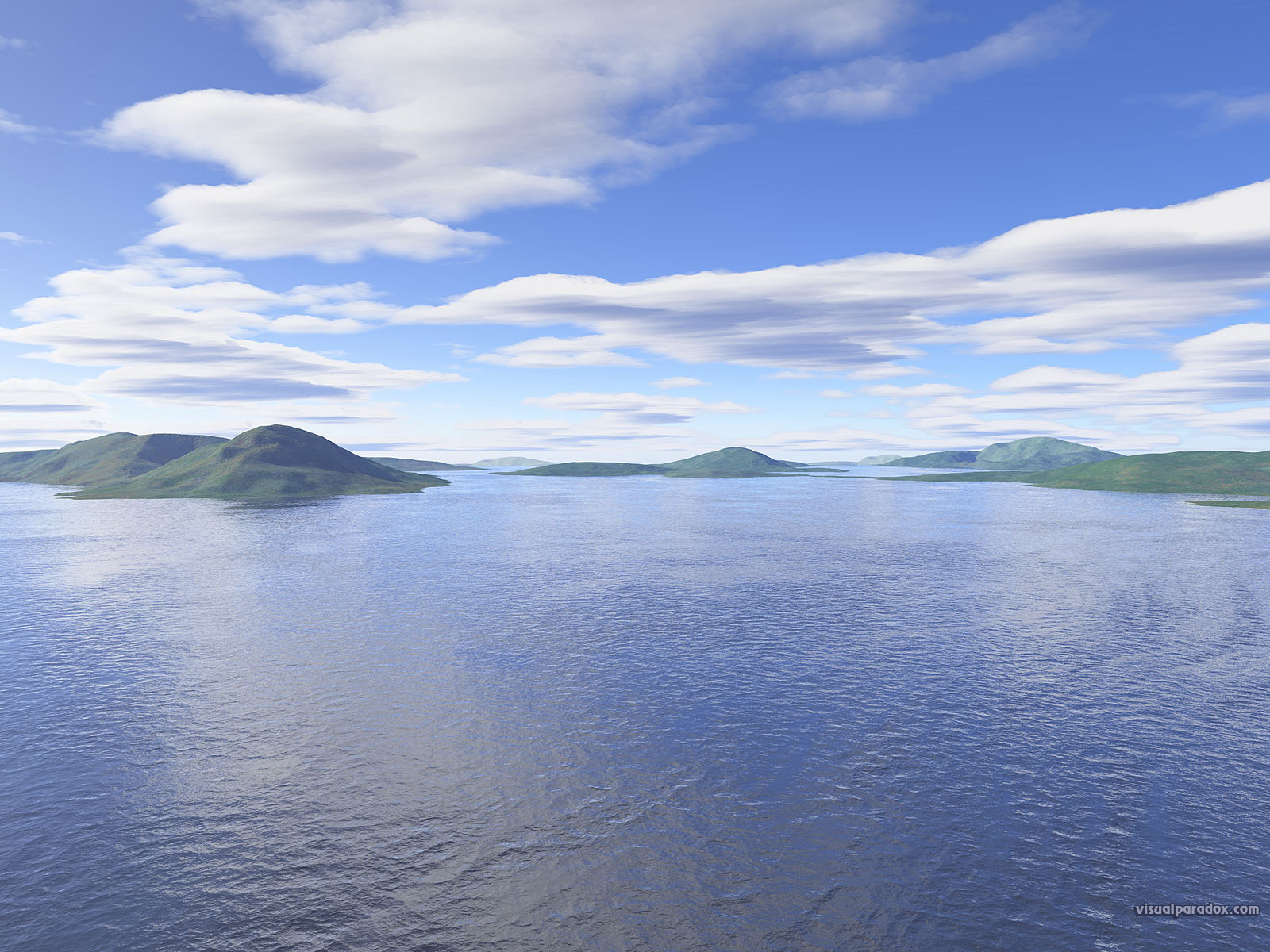 Water, Waves, Ocean, Islands, Clouds, Sky, Blue, Lagoon, - Islet - HD Wallpaper 
