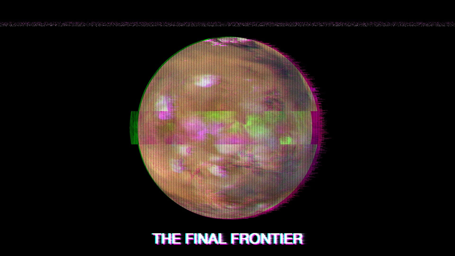 The Final Frontier Text, Vaporwave - Mars - HD Wallpaper 