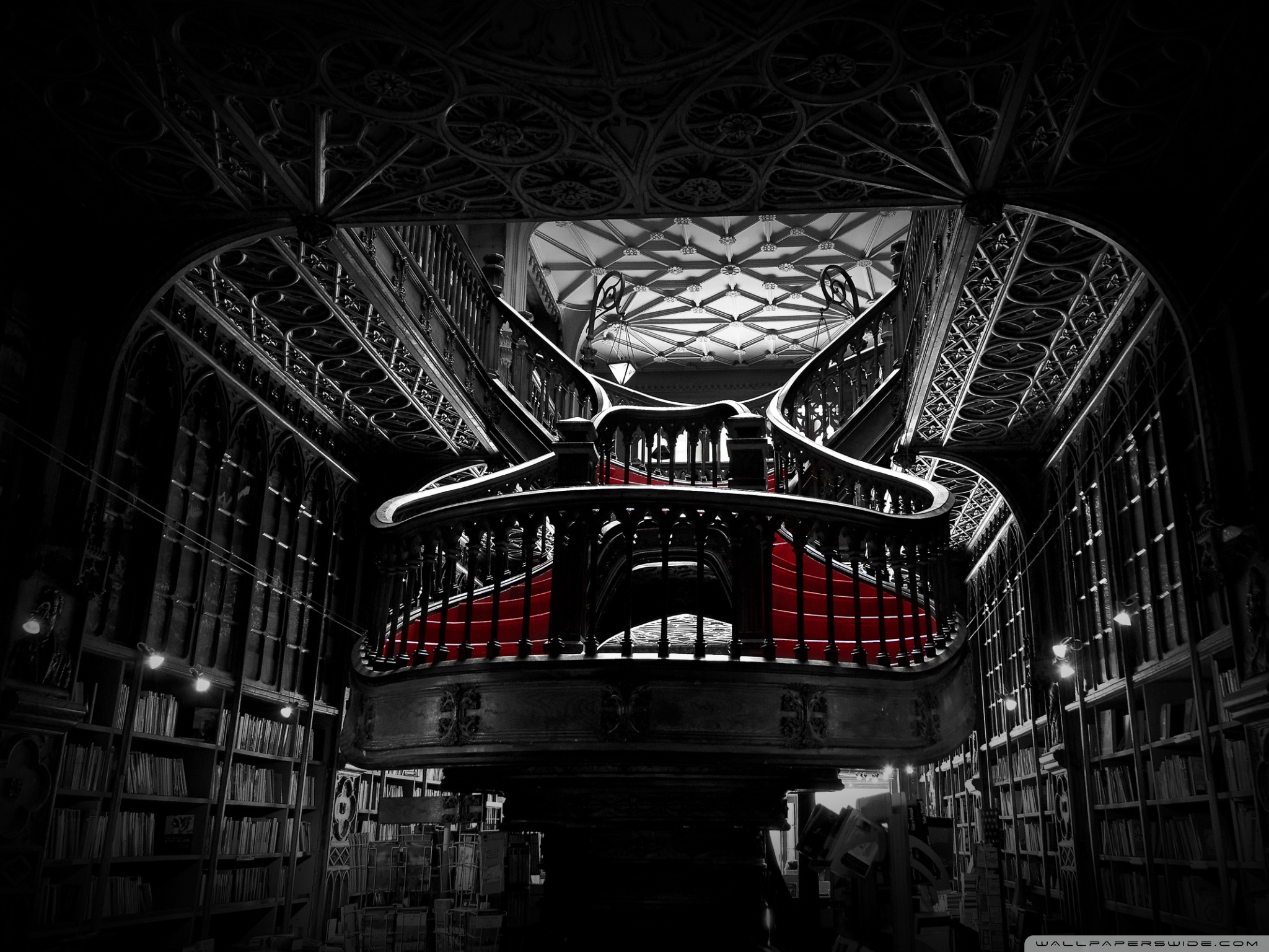 Livraria Lello & Irmão - HD Wallpaper 