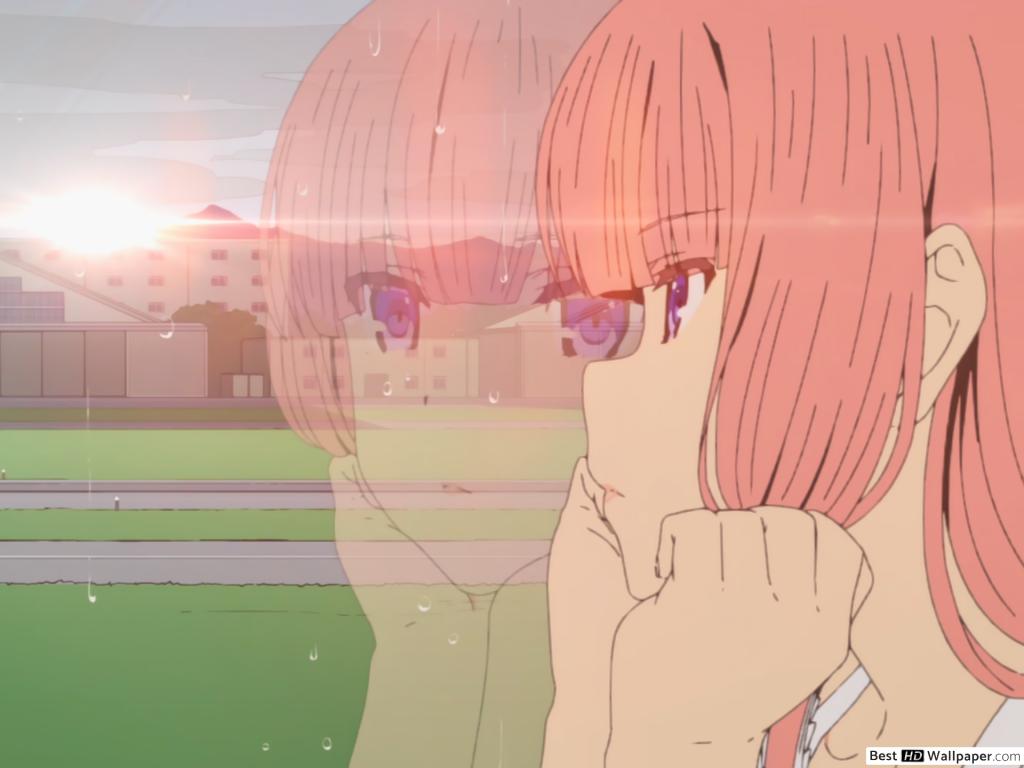 Девушка Аниме Смотрит В Окно - HD Wallpaper 