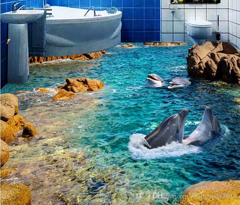 Sea Wallpaper Dolphin Hd - HD Wallpaper 