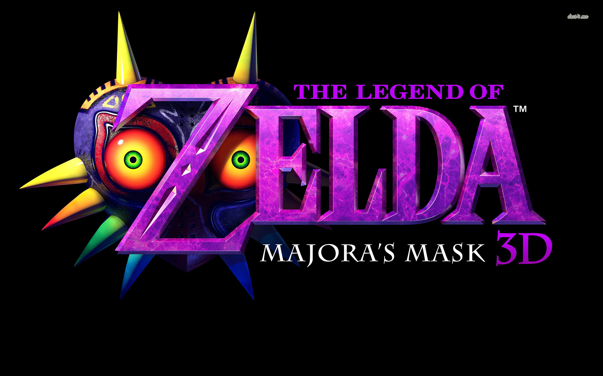 Logo The Legend Of Zelda Majora's Mask 3d - HD Wallpaper 