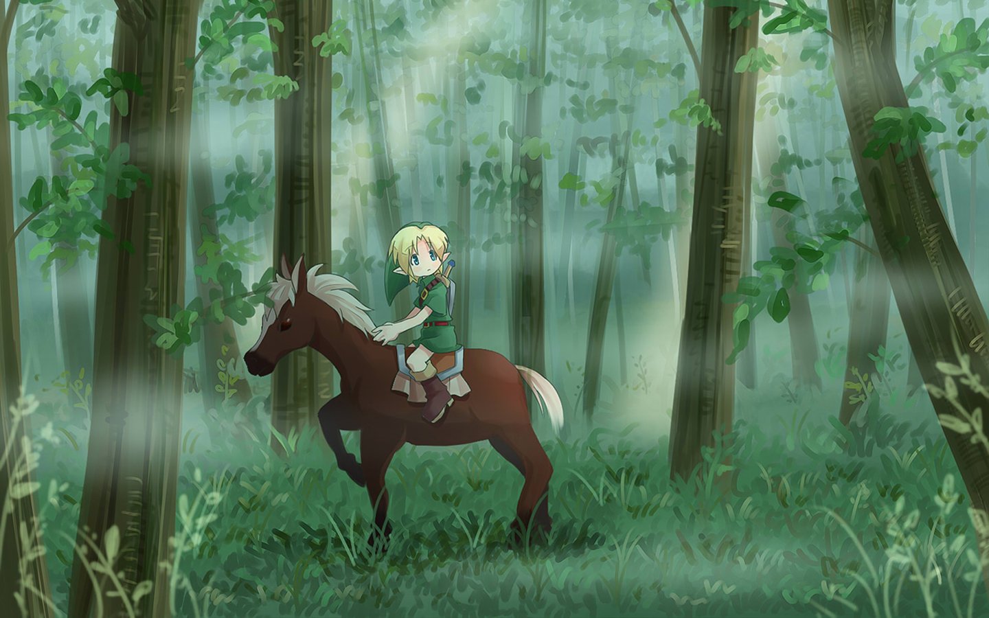 Legend Of Zelda Majora's Mask Forest - HD Wallpaper 