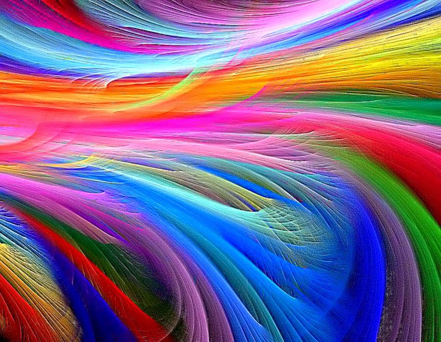 Download Fantastic Rainbow Abstract Background Normal - Most Colourful Picture Ever - HD Wallpaper 