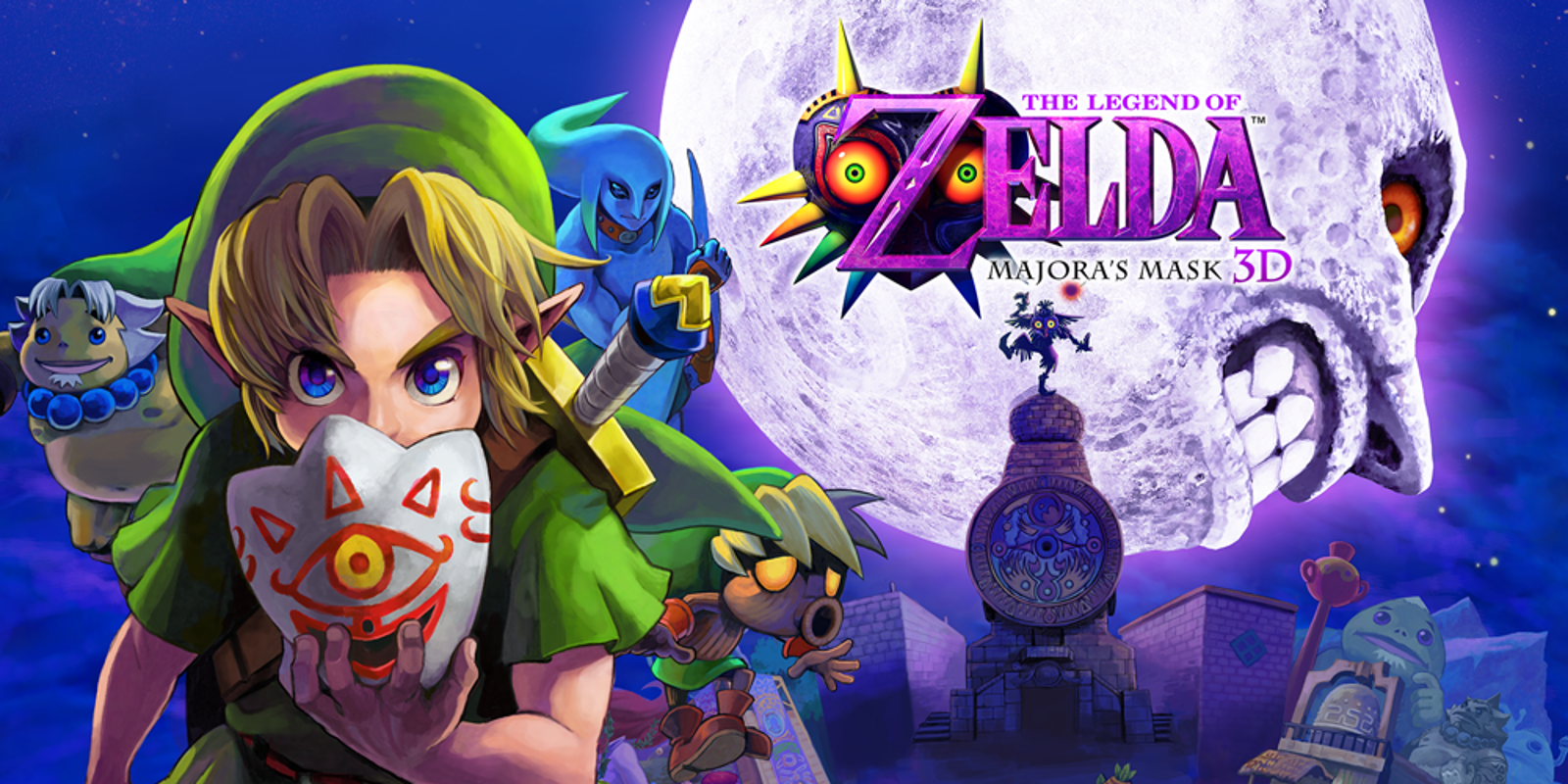 Majora S Mask 3ds Wallpaper - Legend Of Zelda Majora's Mask 3d - HD Wallpaper 