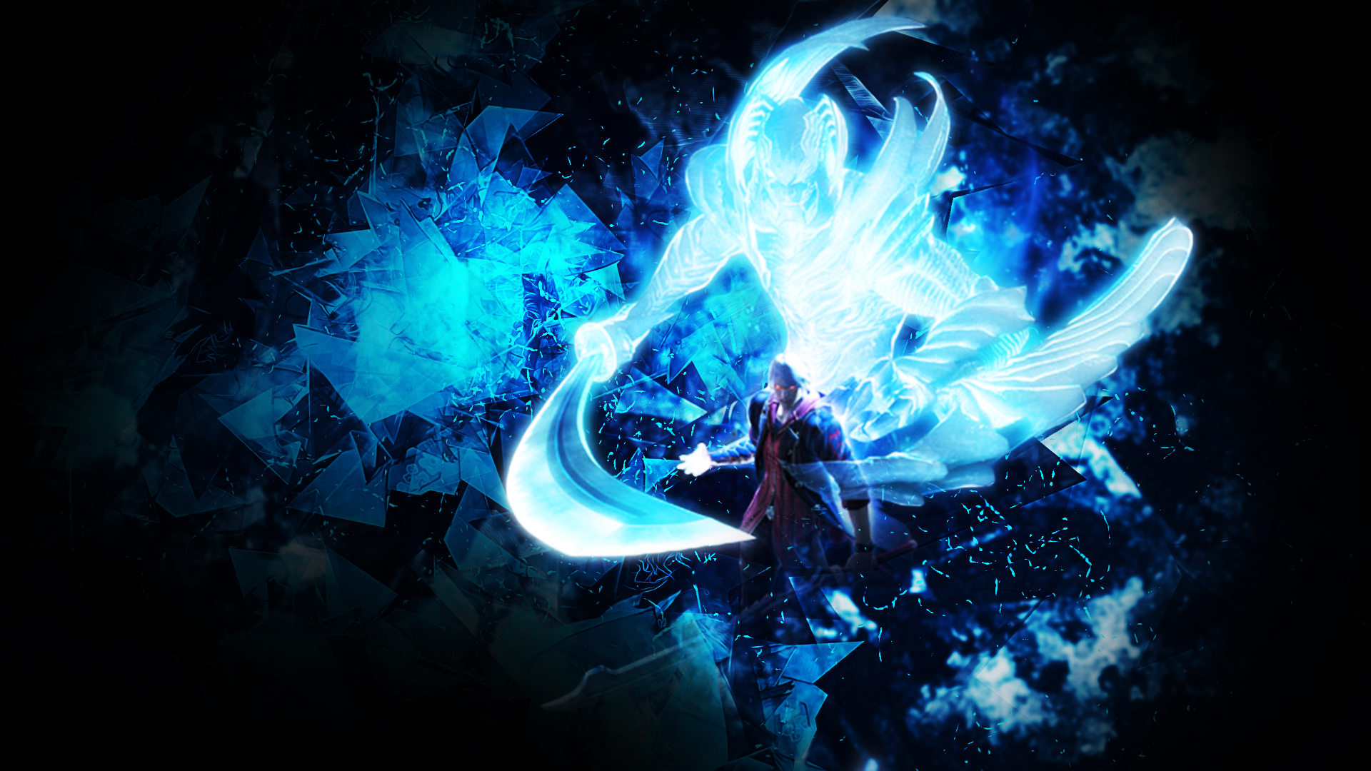 Devil May Cry 4 Nero Devil Trigger - HD Wallpaper 