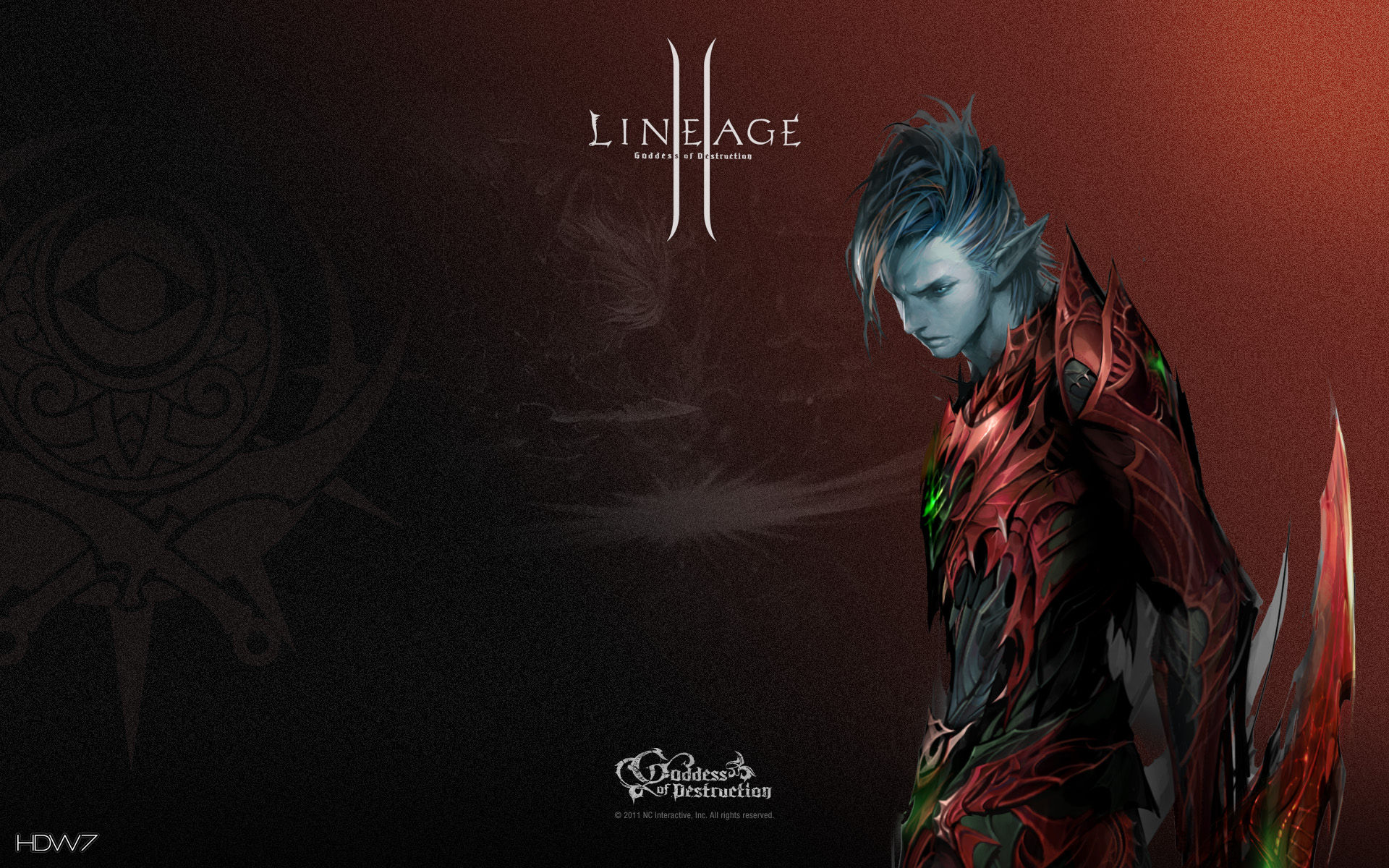 Lineage 2 Goddess Of Destruction Lineage 2 Rogue Widescreen - Goddes Of Destruction L2 - HD Wallpaper 