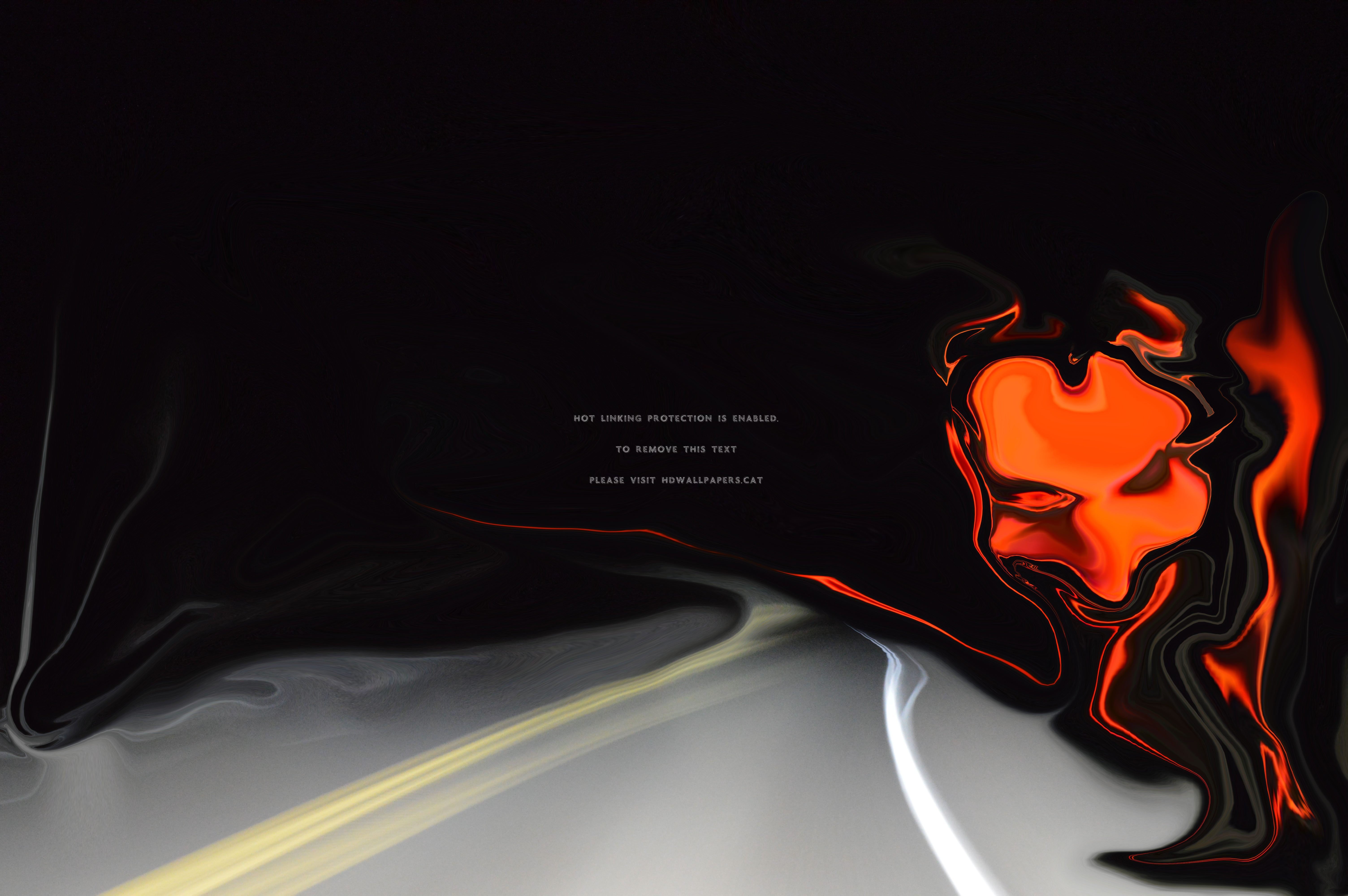 Hwy To Hell Halloween Devil Abstract 3d And - Illustration - HD Wallpaper 