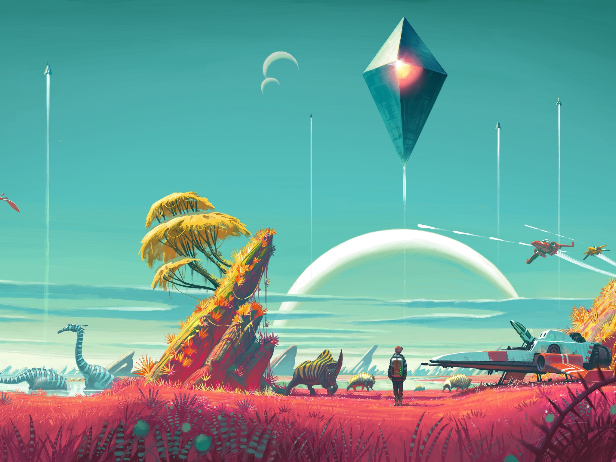 No Mans Sky Poster - HD Wallpaper 