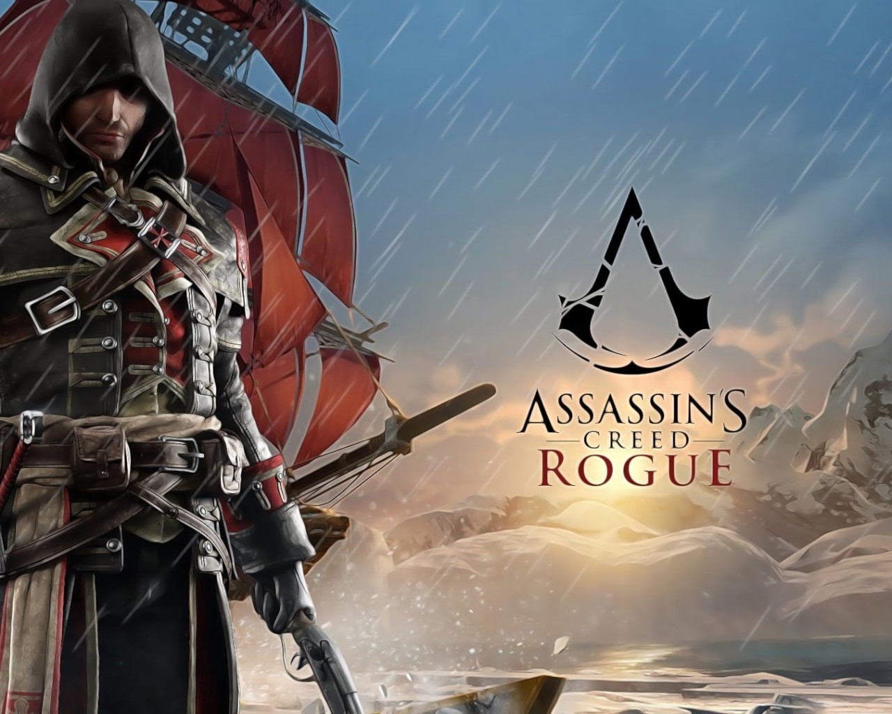 Assassin S Creed Rogue, Shay Cormac, Hoodie, Stealth - Shay Assassins Creed Rogue - HD Wallpaper 