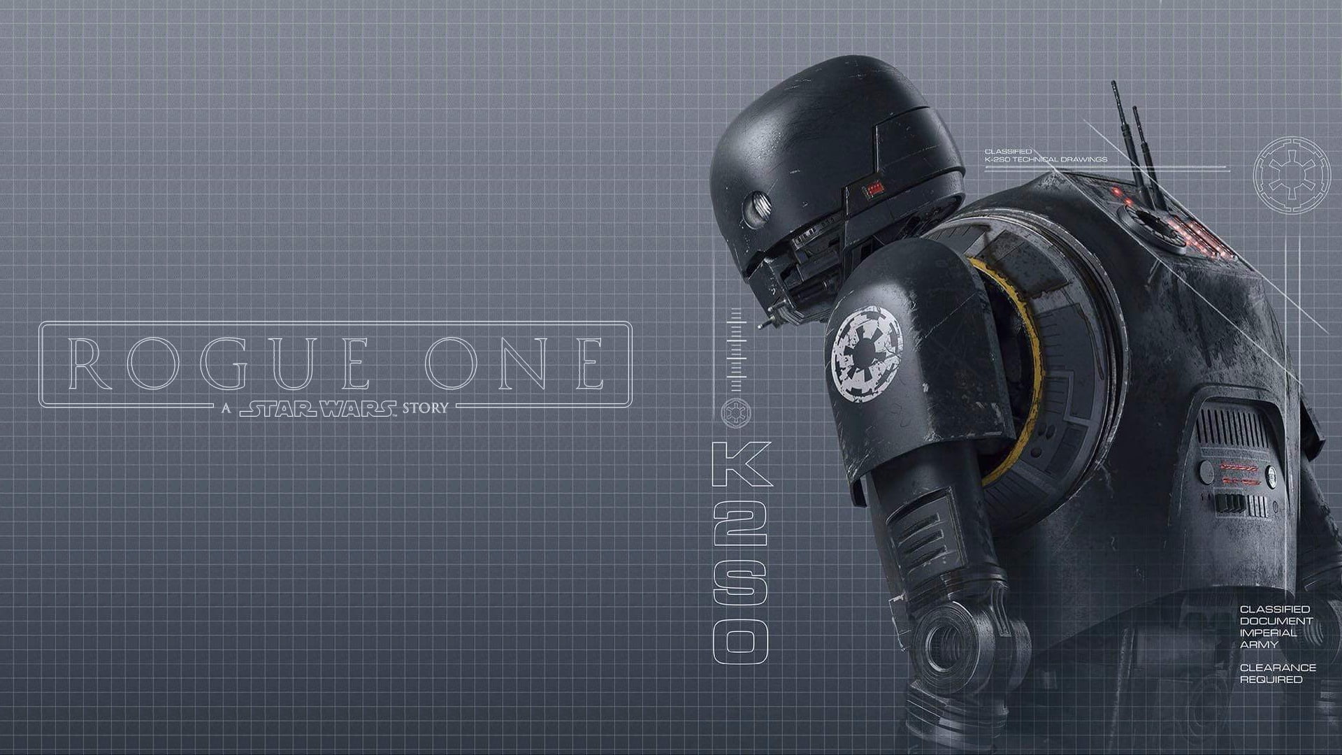 Star Wars Rogue One K2so - HD Wallpaper 