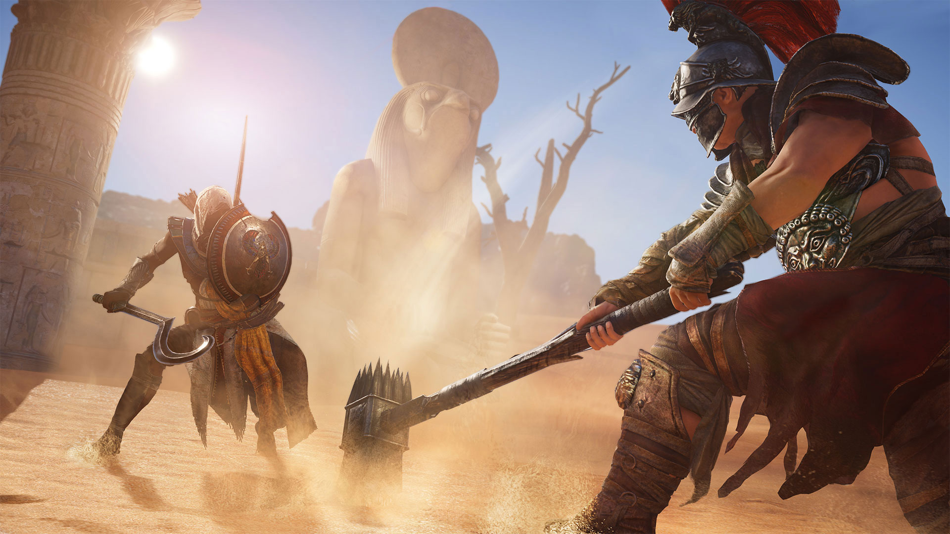 Assassin's Creed Origins Combat - HD Wallpaper 