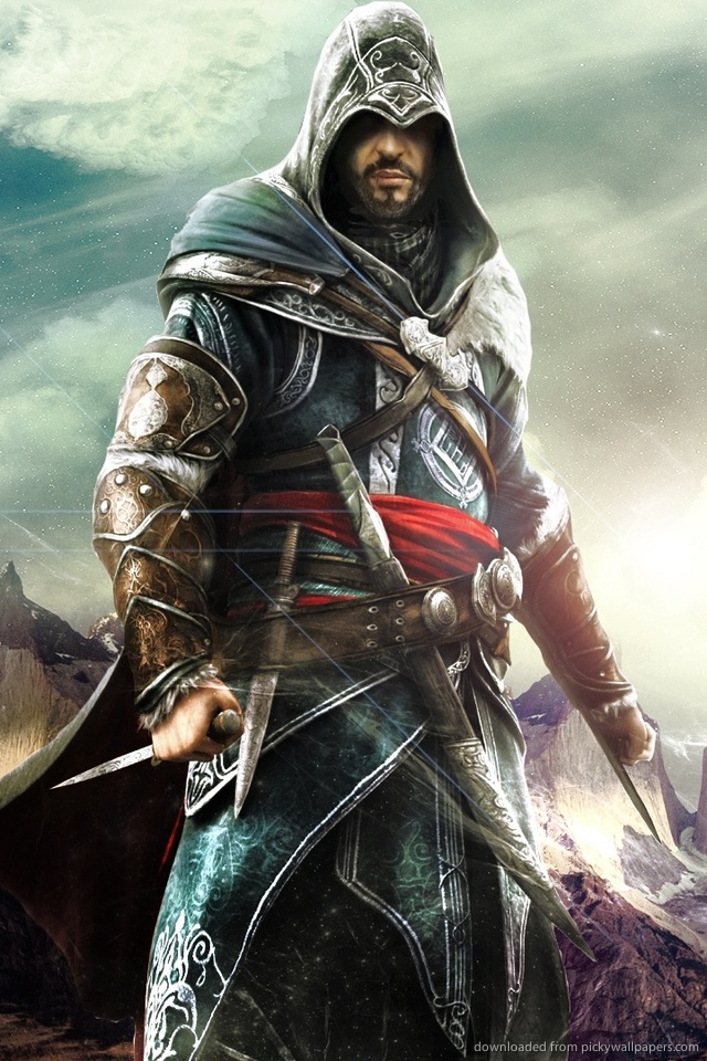 #ch779sj Assassin S Creed Iphone Wallpaper - Assassin's Creed Phone Wallpaper Ezio - HD Wallpaper 