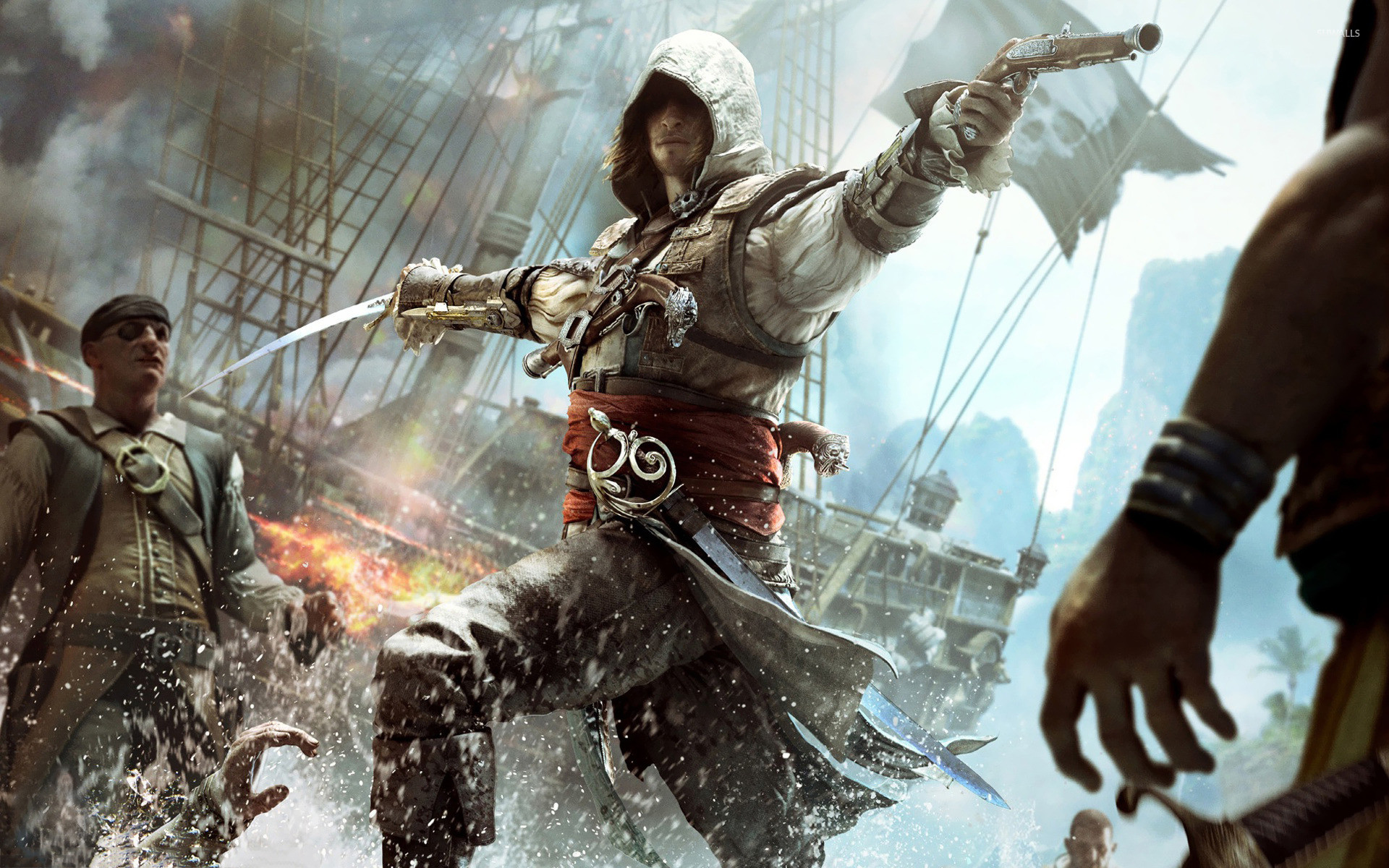 Assassin S Creed Iv - Assassins Creed 4 4k - HD Wallpaper 