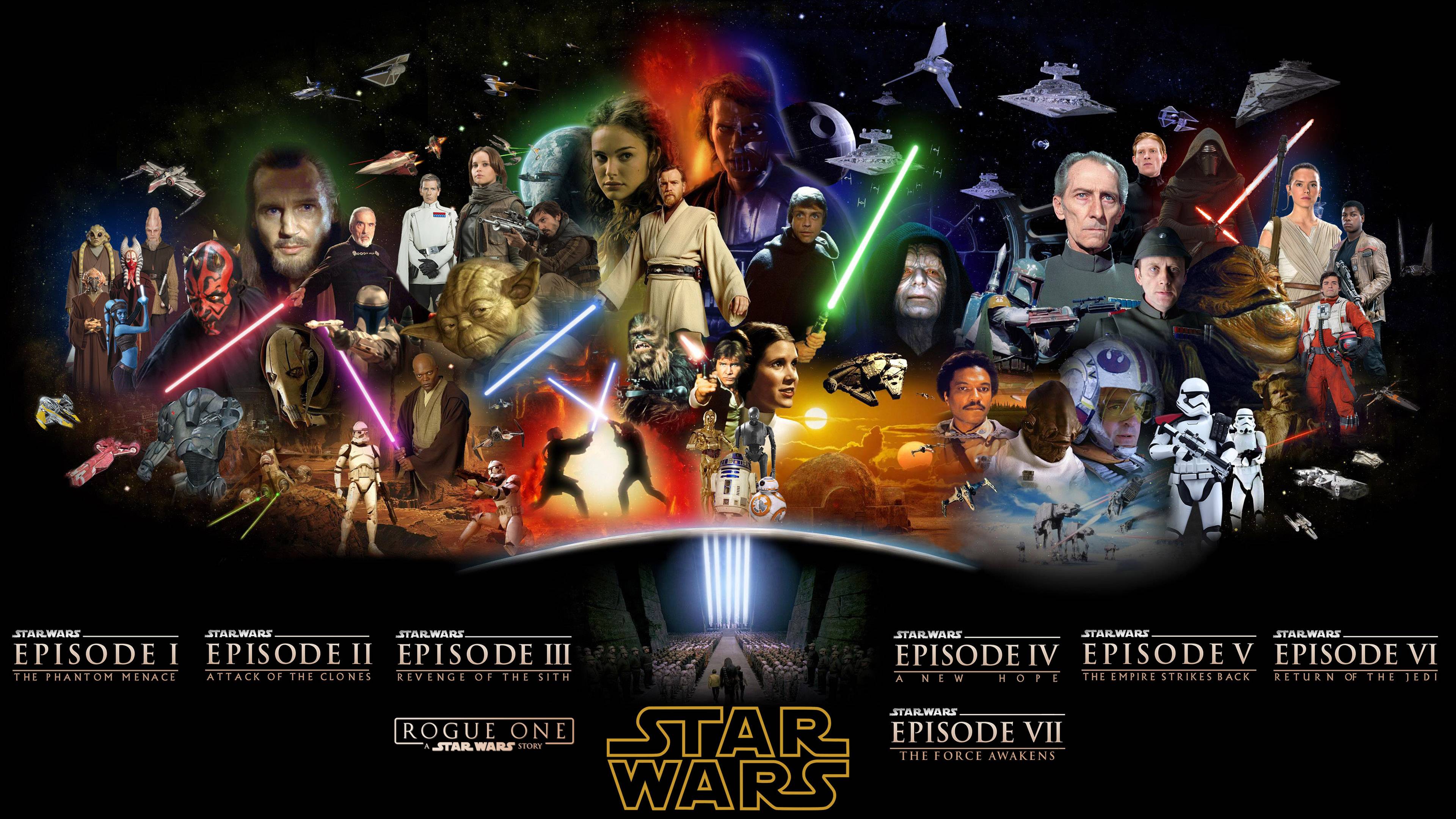 Star Wars All Poster - HD Wallpaper 