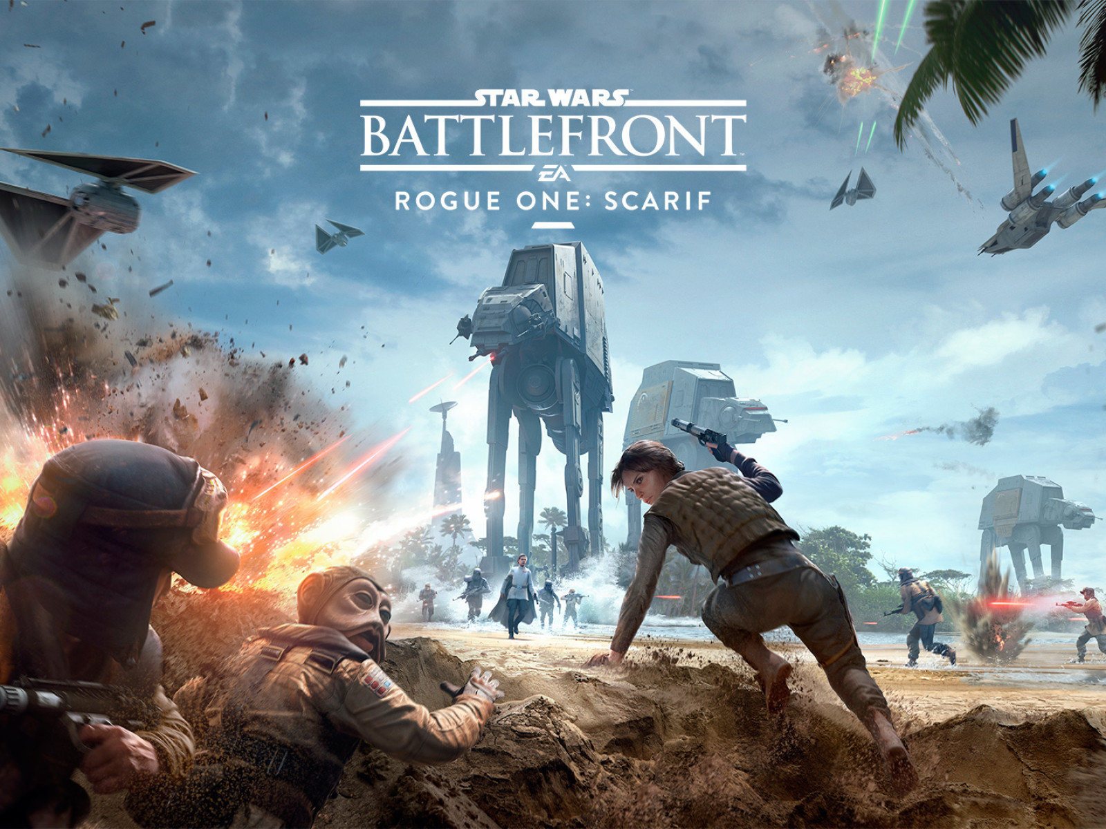 Star Wars Battlefront Scarif - HD Wallpaper 