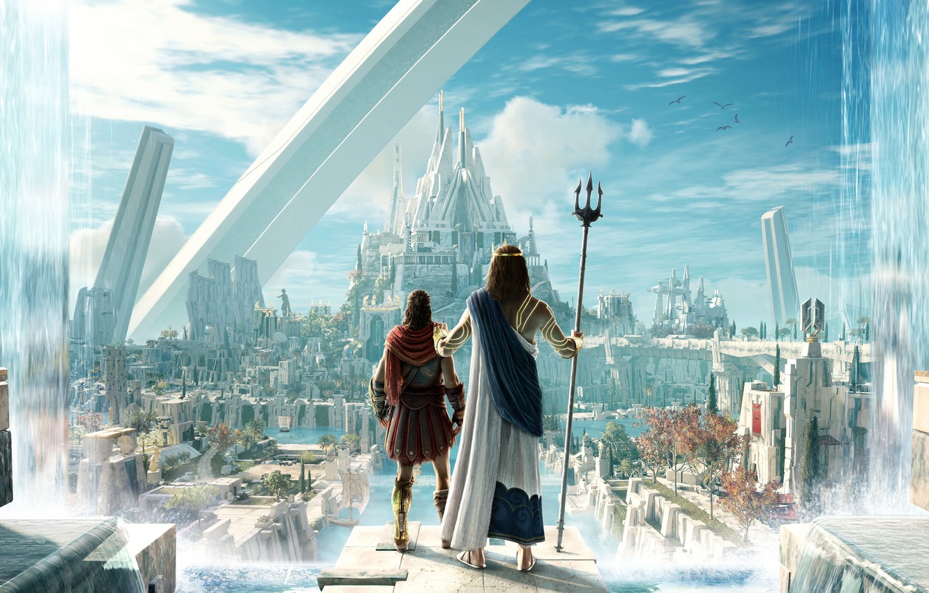 Photo Wallpaper Game, Assassin S Creed Odyssey, Fate - Assassin's Creed Odyssey Atlantis - HD Wallpaper 