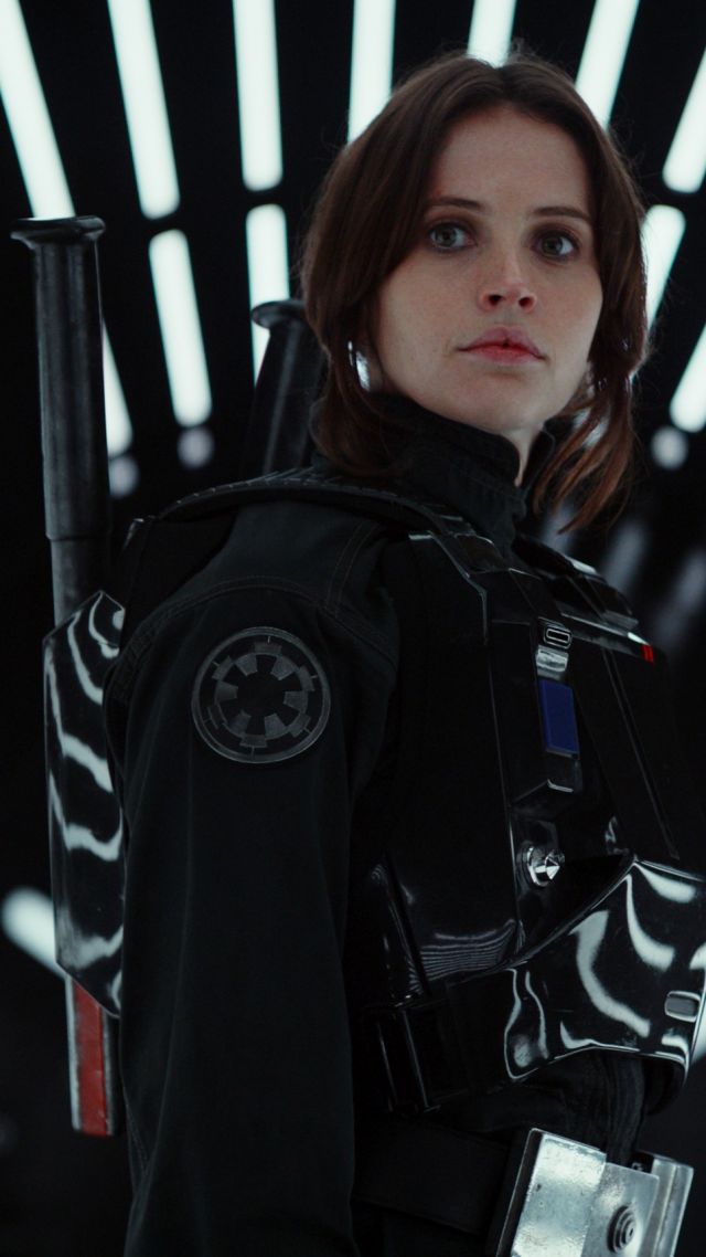 A Star Wars Story, Felicity Jones, Best Movies Of 2016 - Jyn Erso Wallpaper Iphone - HD Wallpaper 