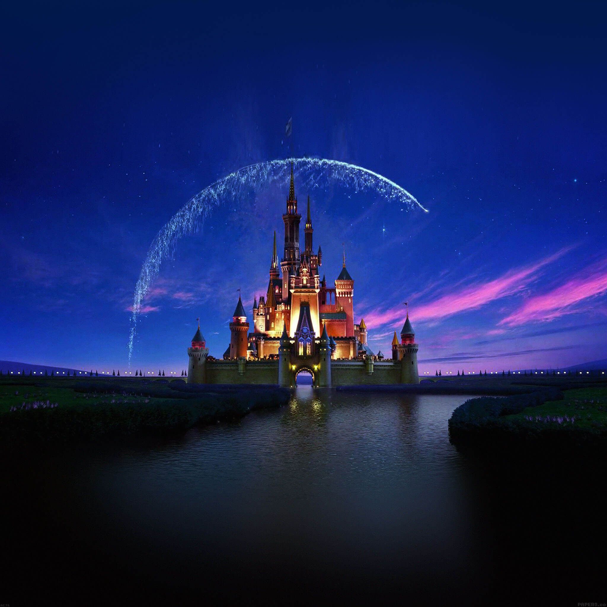 Chateau Disney Wallpaper Iphone Ipad1 - Disney Wallpaper Mac - HD Wallpaper 