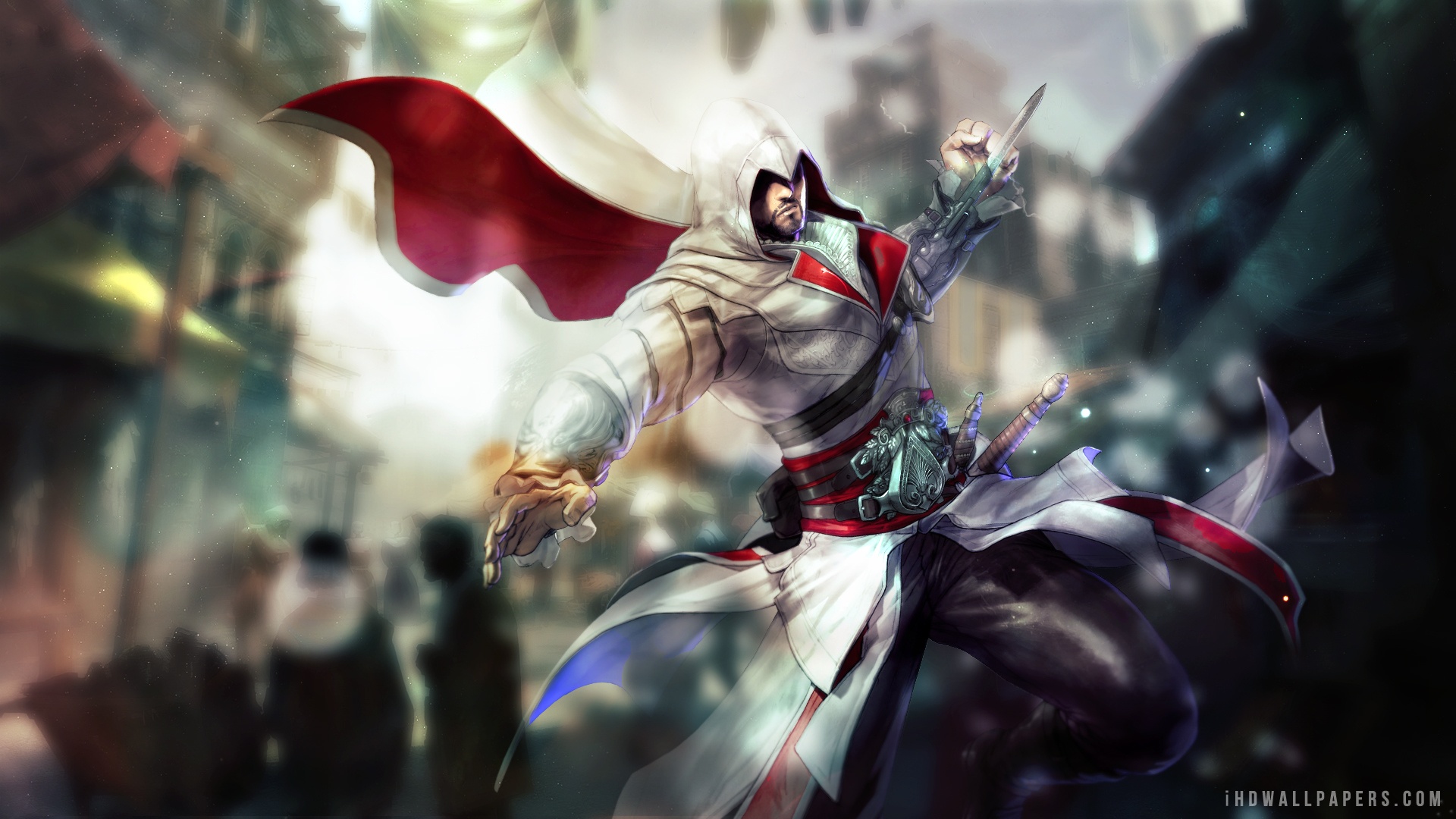 Assassin's Creed Ezio Background - HD Wallpaper 